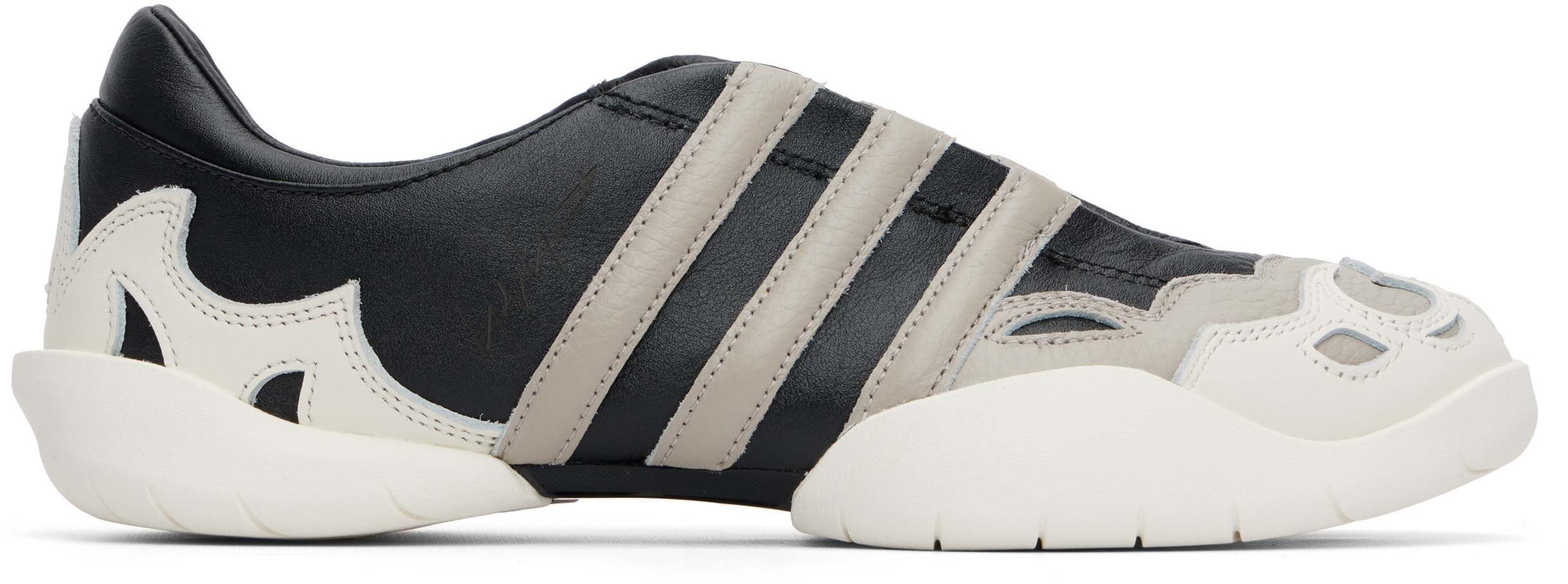 Y-3 Black & Gray Regu Mary Jane Sneakers