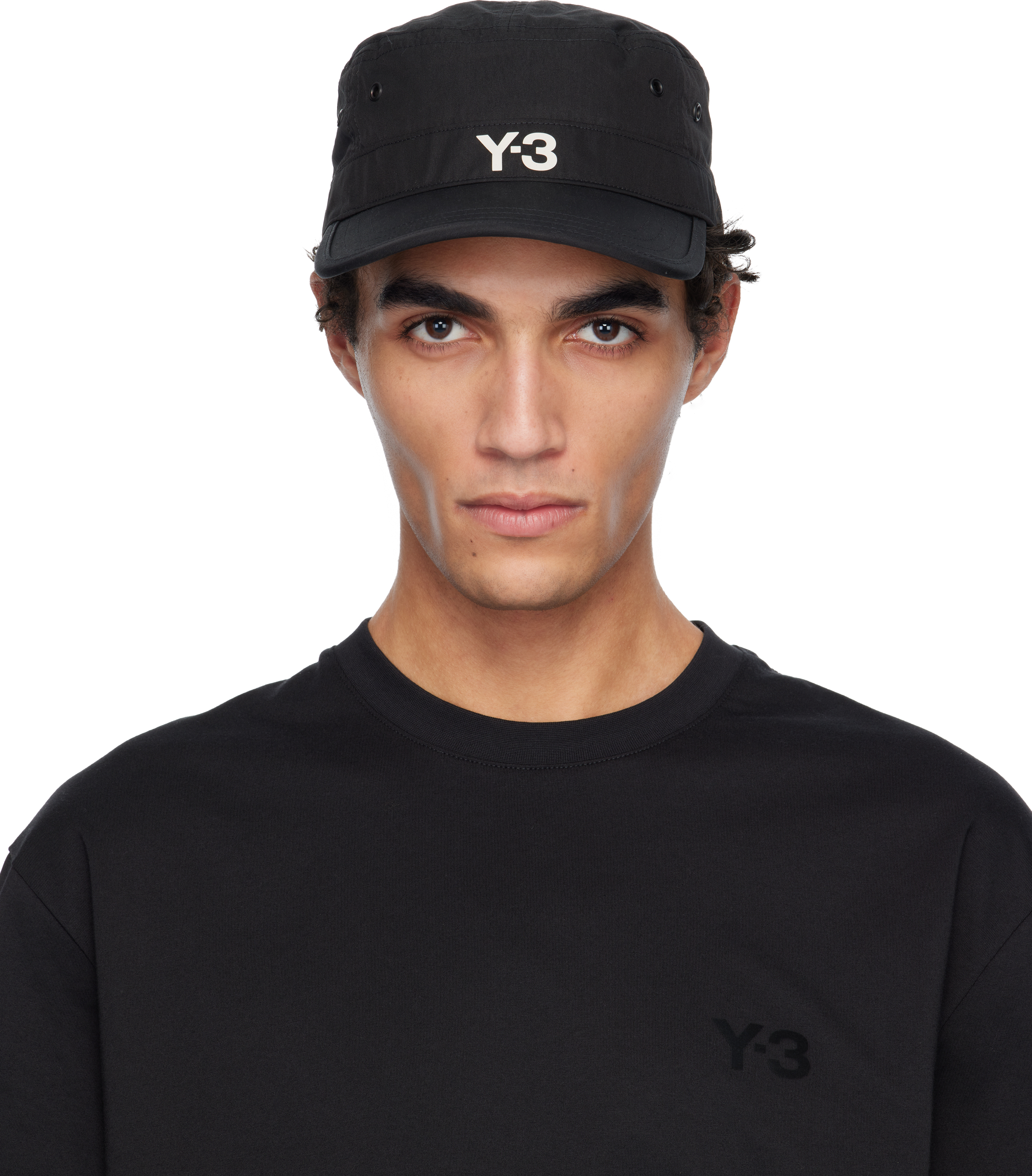 Y-3 ブラック キャップ Y-3: ブラック Work キャップ | SSENSE 日本
