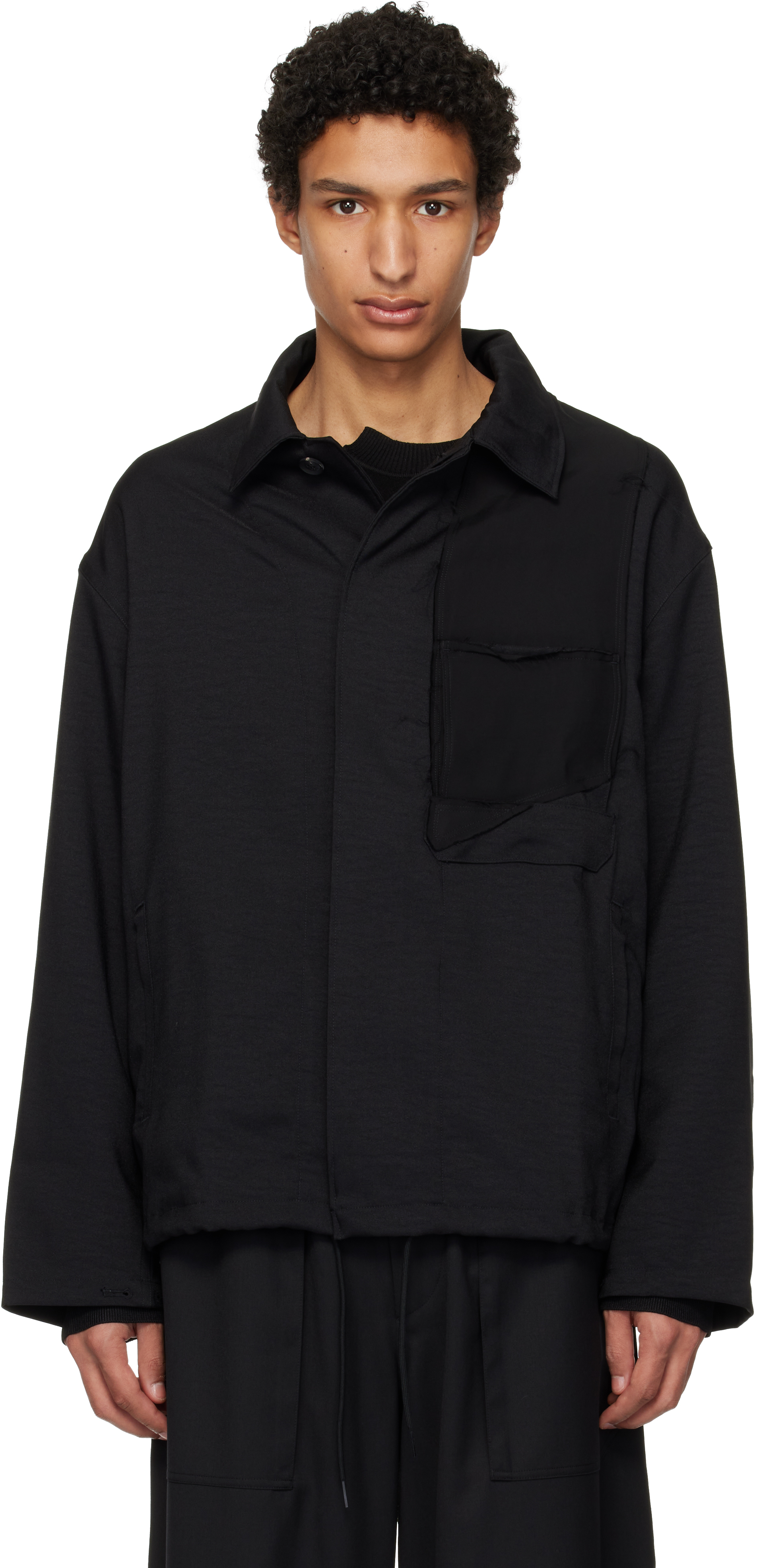 Y-3 Black Utility Blouson Jacket