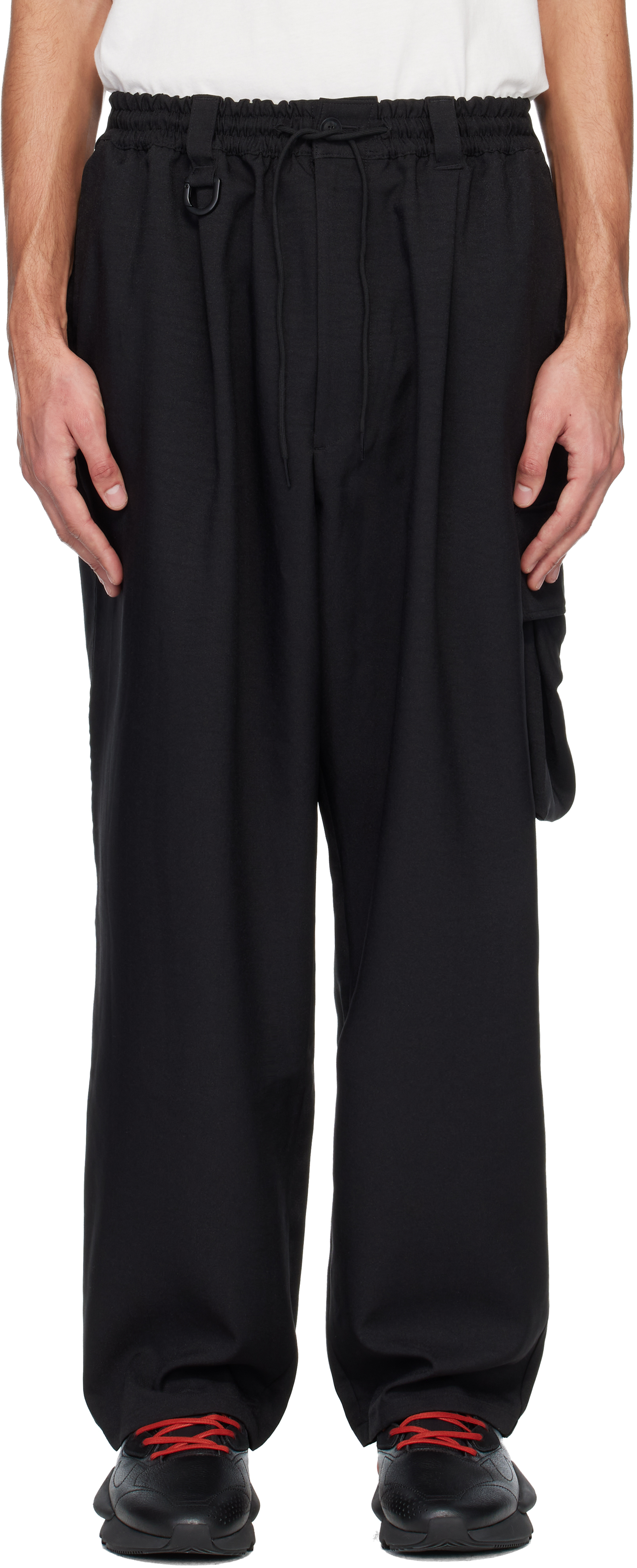 Y-3 M BINDING CARGO PANTS S 黒 2018AW Y-3 M BINDING CARGO PANTS S 黒 2018AW