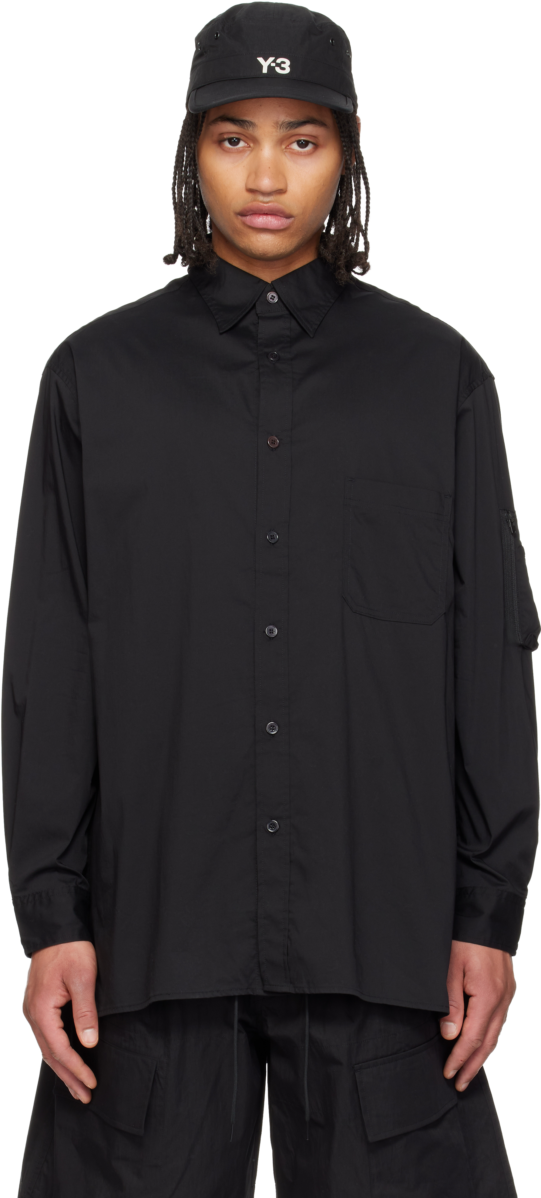 Y-3 シャツ　ブラック Y-3のブラック LS シャツがセール中