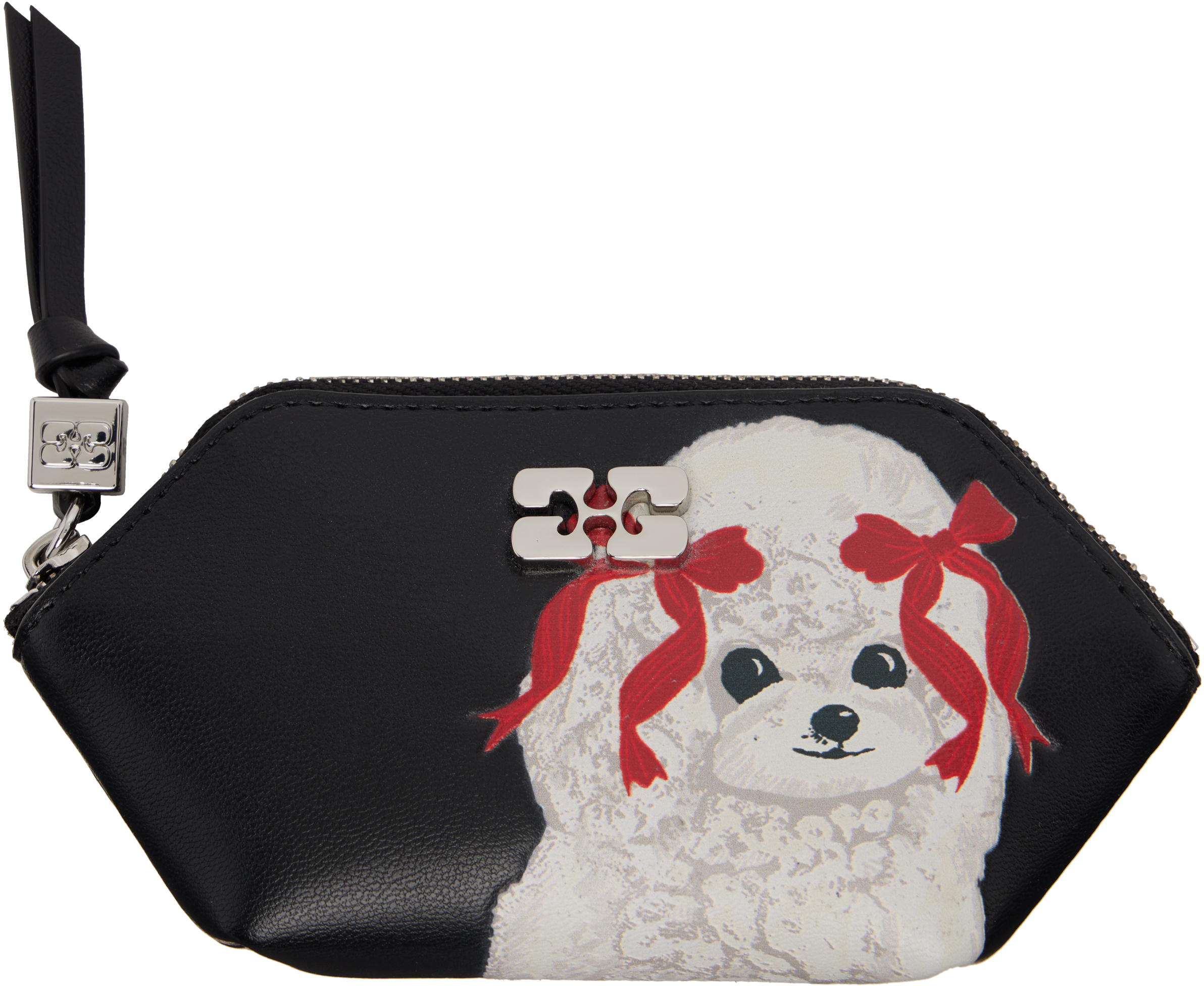 GANNIのブラック Bou Poodle コインポーチがセール中