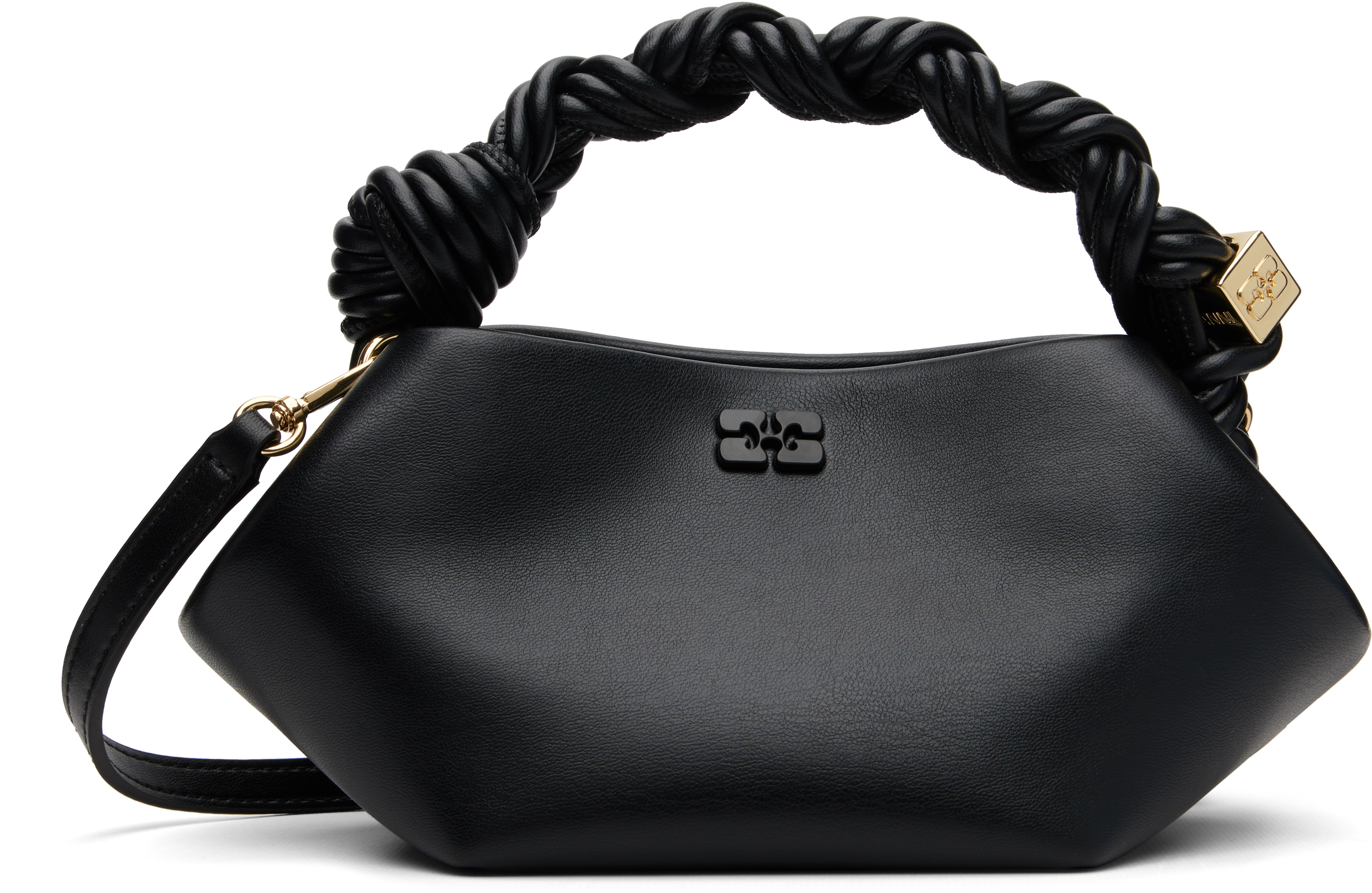GANNI: Black Mini Bou Bag | SSENSE Canada