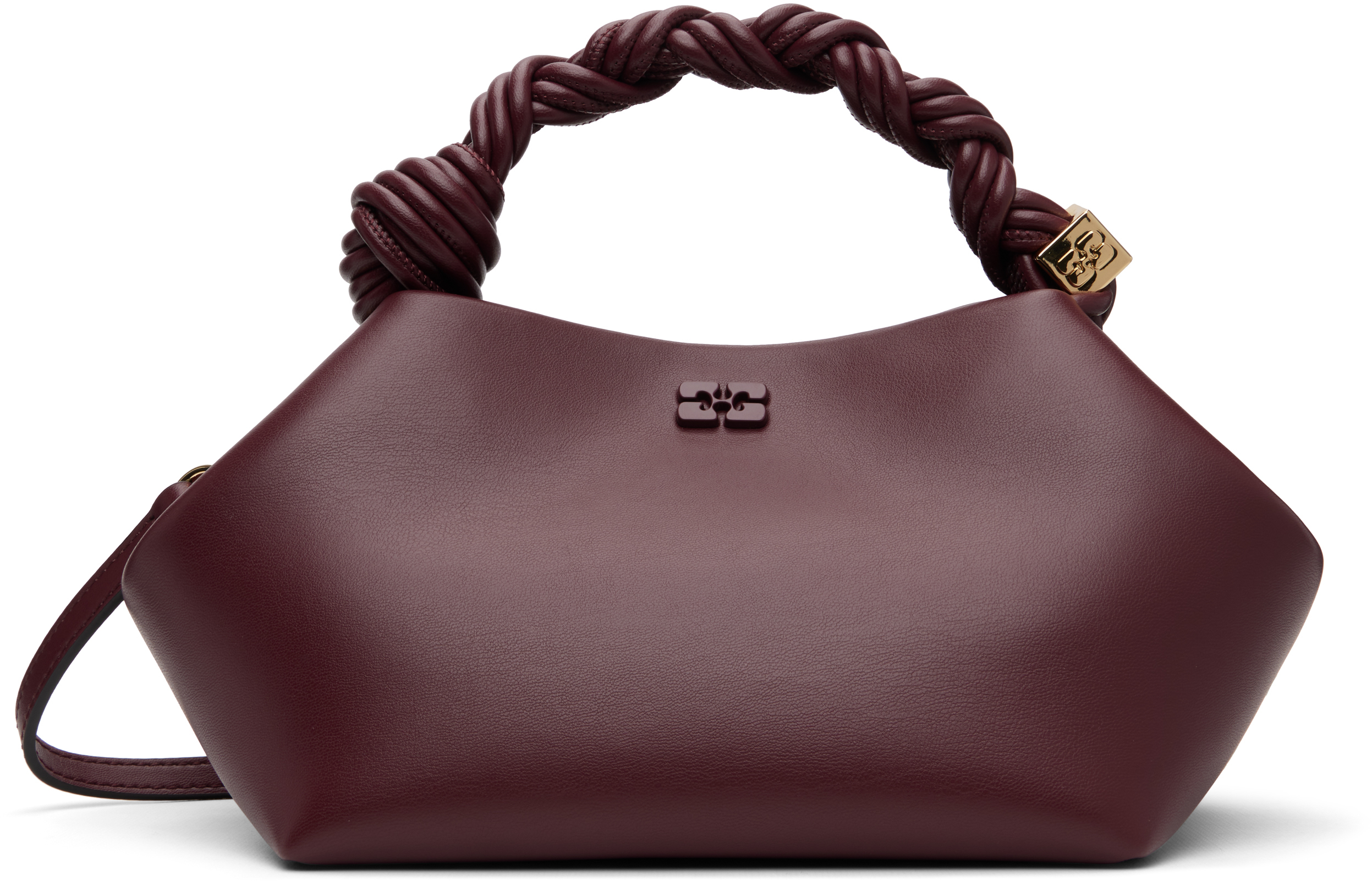 GANNI Burgundy Small Bou Bag