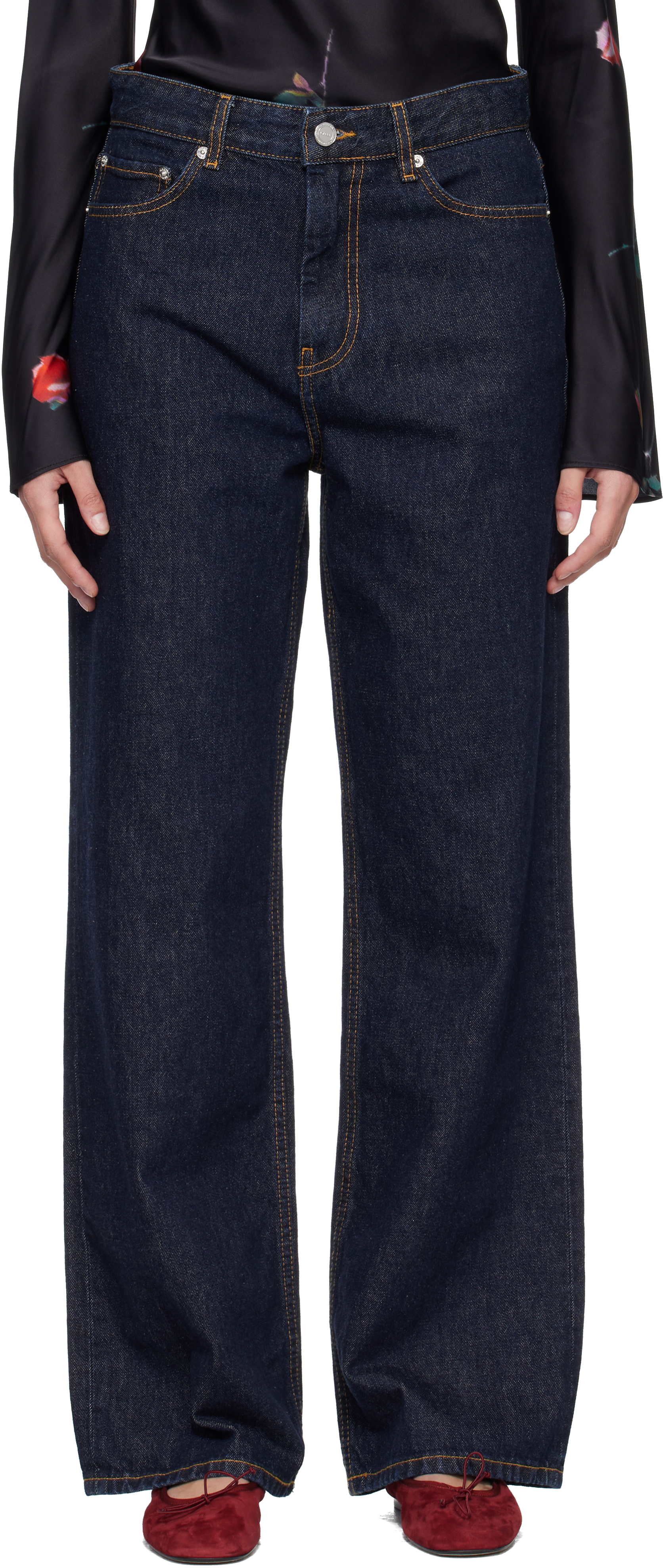 GANNI Blue Izey Jeans