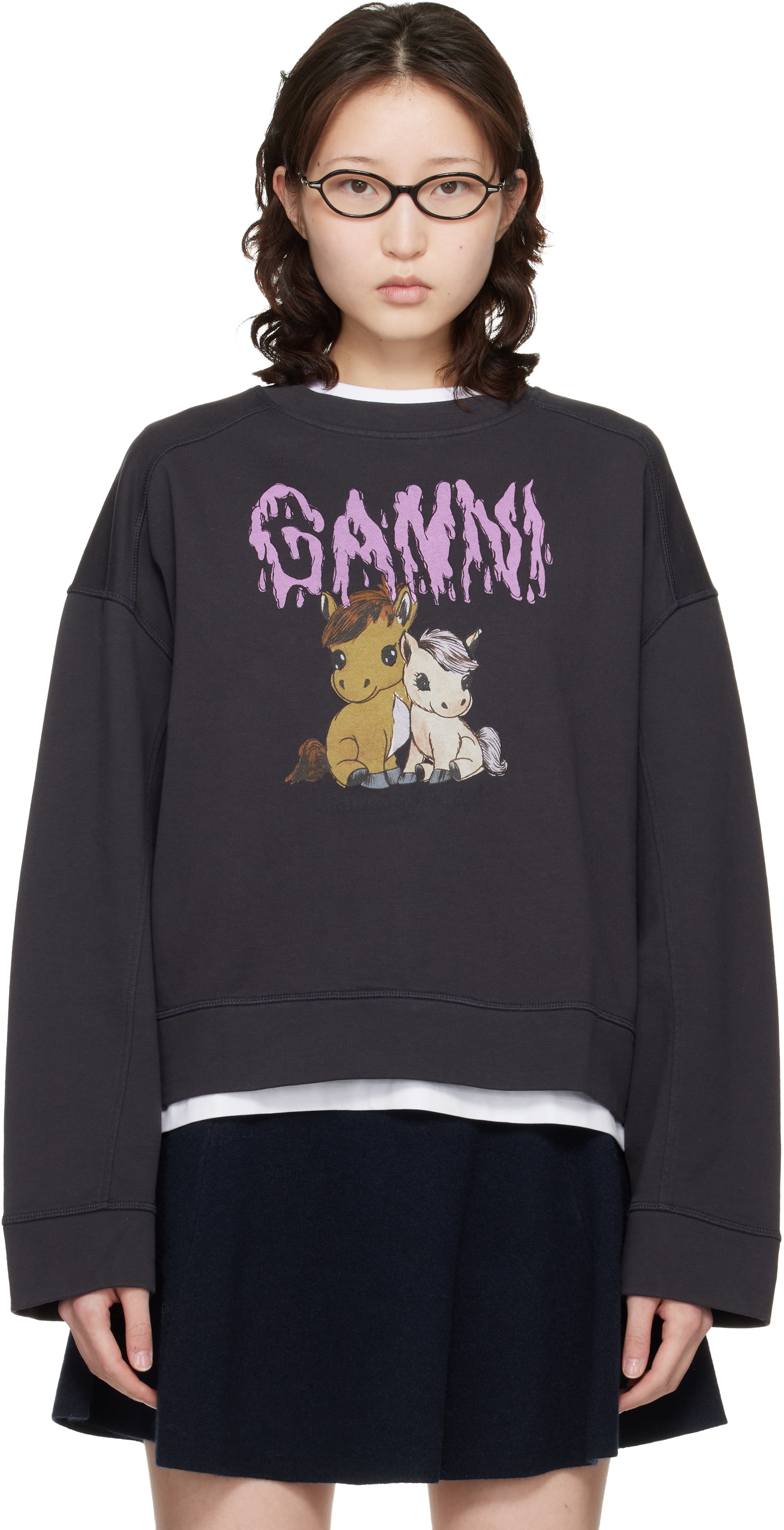 GANNIのブラック Isoli ジャージ スウェットシャツがセール中