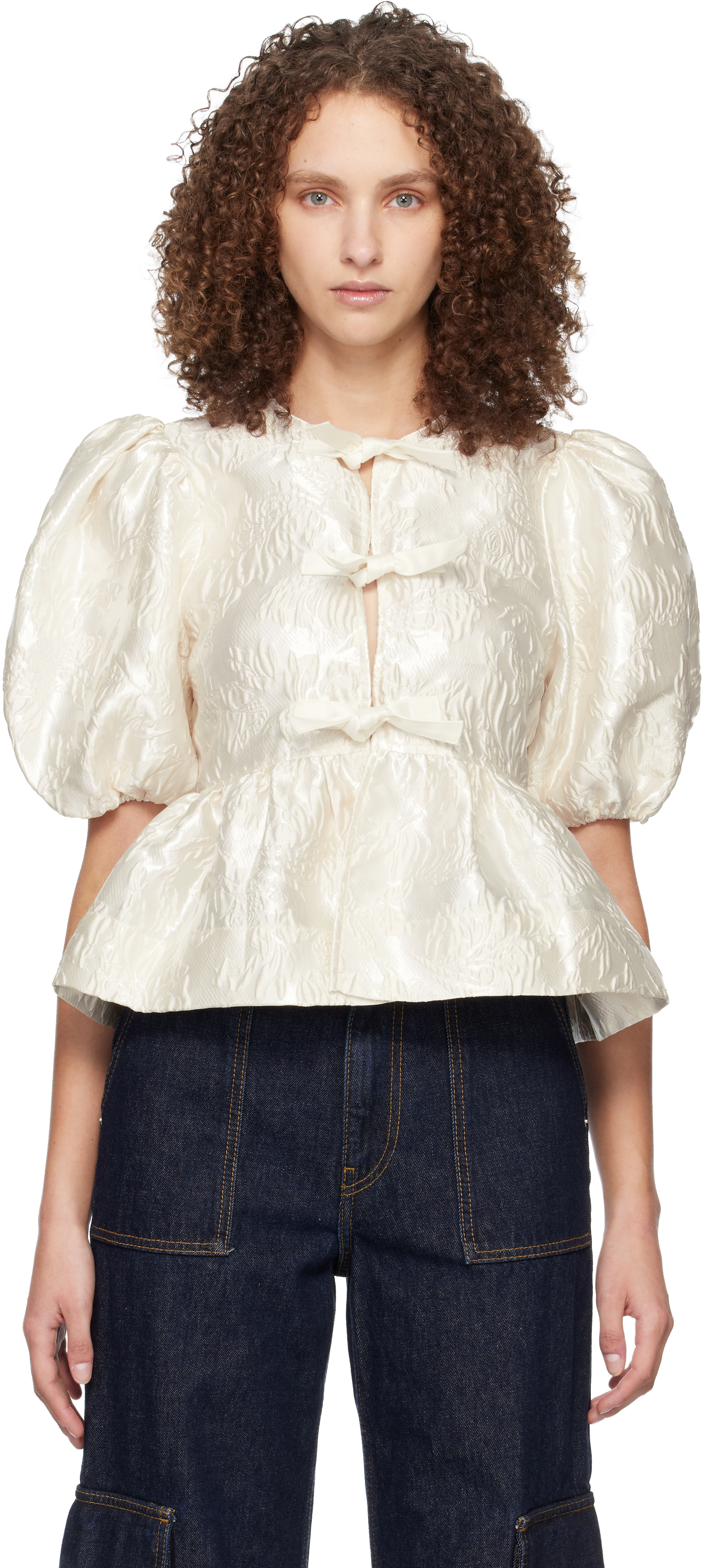 Ganni ウィメンズ ブラウス | SSENSE 日本 Ganni ウィメンズ ブラウス | SSENSE 日本