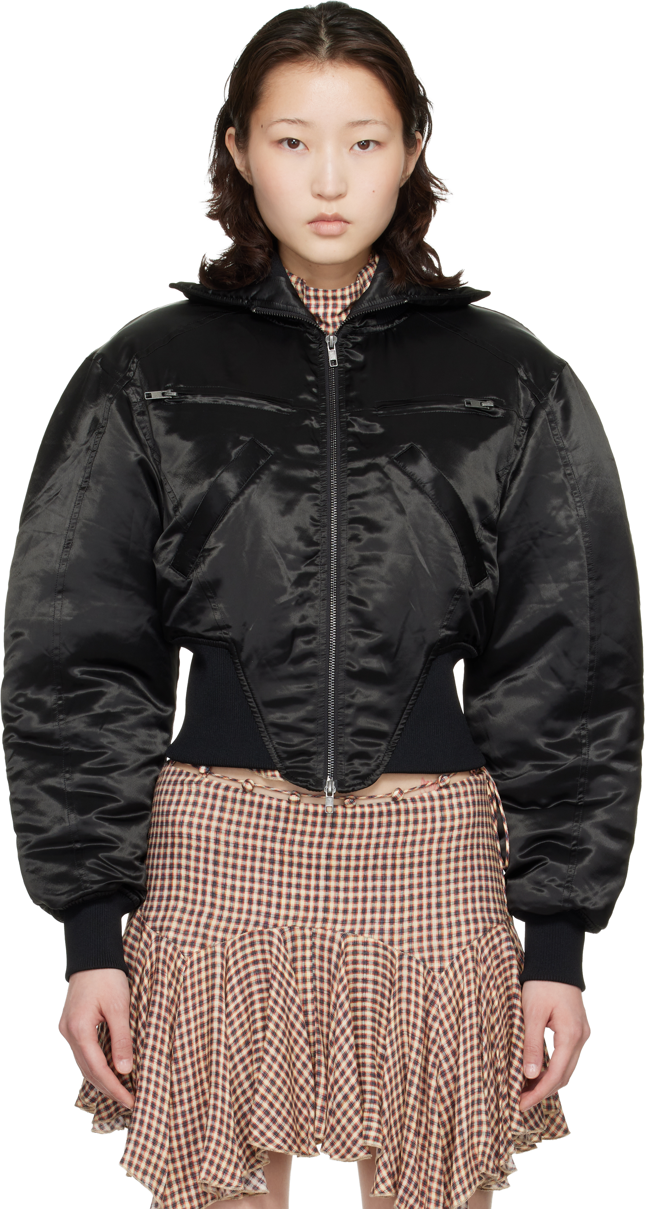 KNWLS Black M-Claw Bomber Jacket