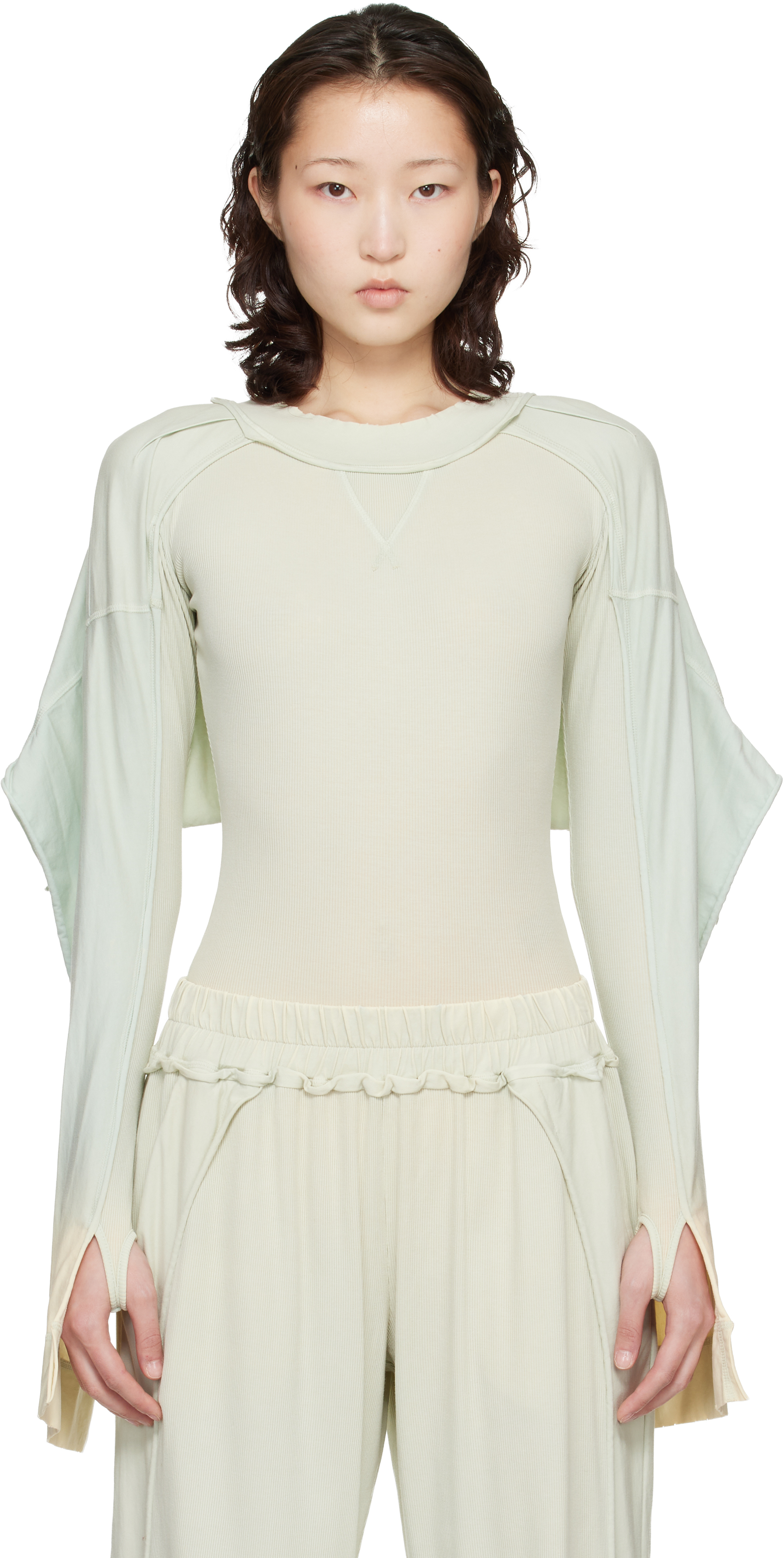 KNWLS Green Bellona Leotard Bodysuit