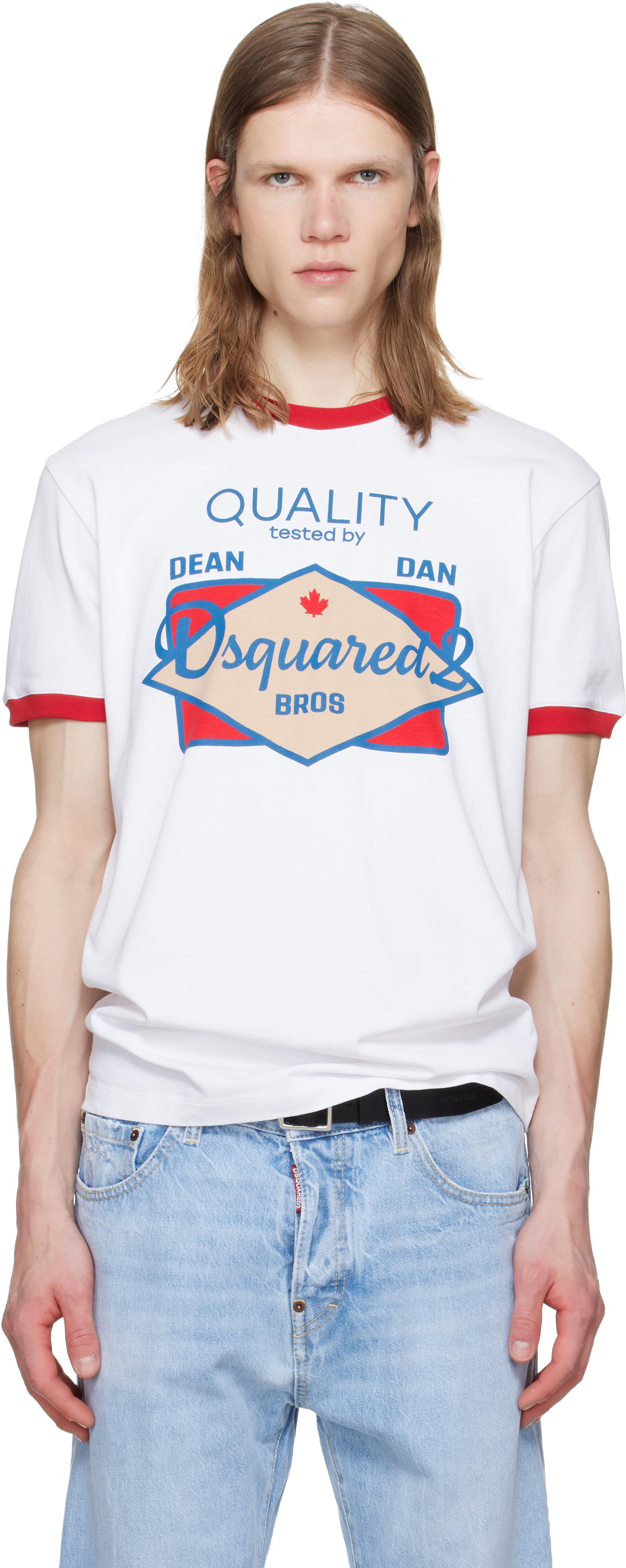 Dsquared2のホワイト D2 Daywear New Cool Fit Tシャツがセール中