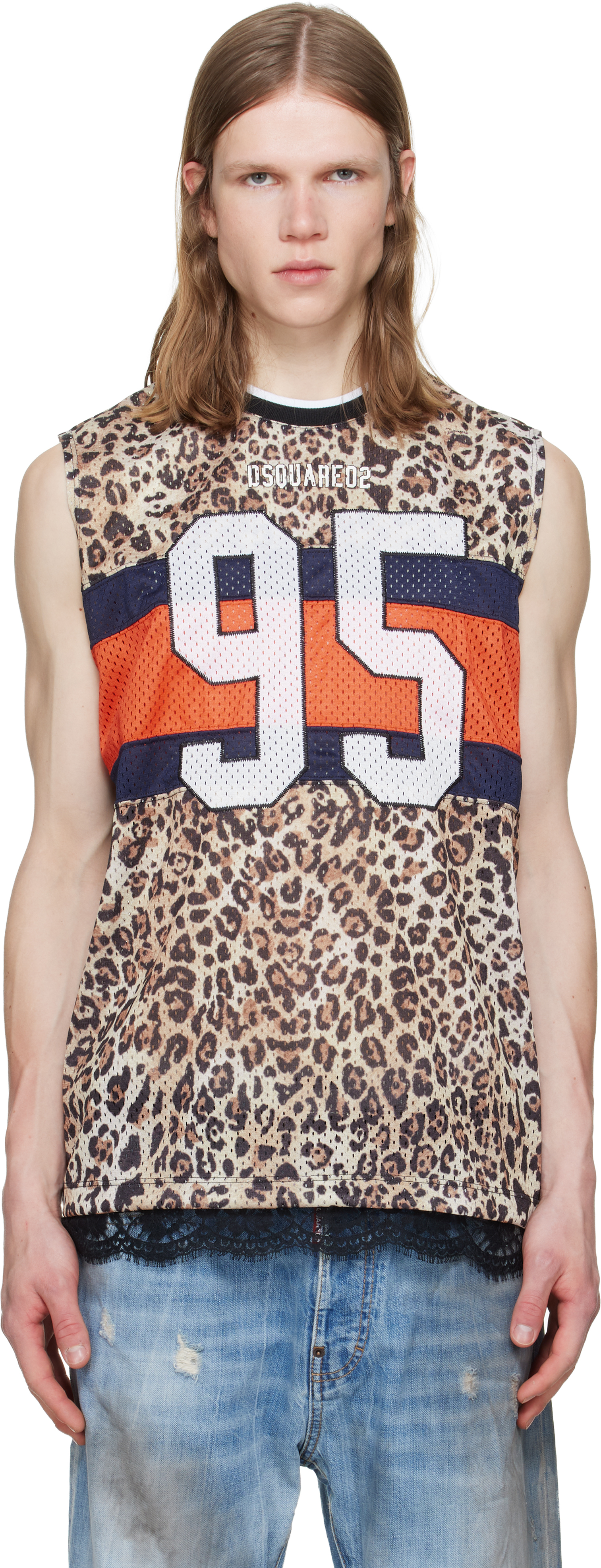 Dsquared2: マルチカラー Wild2 Cigarette Fit タンクトップ | SSENSE 日本