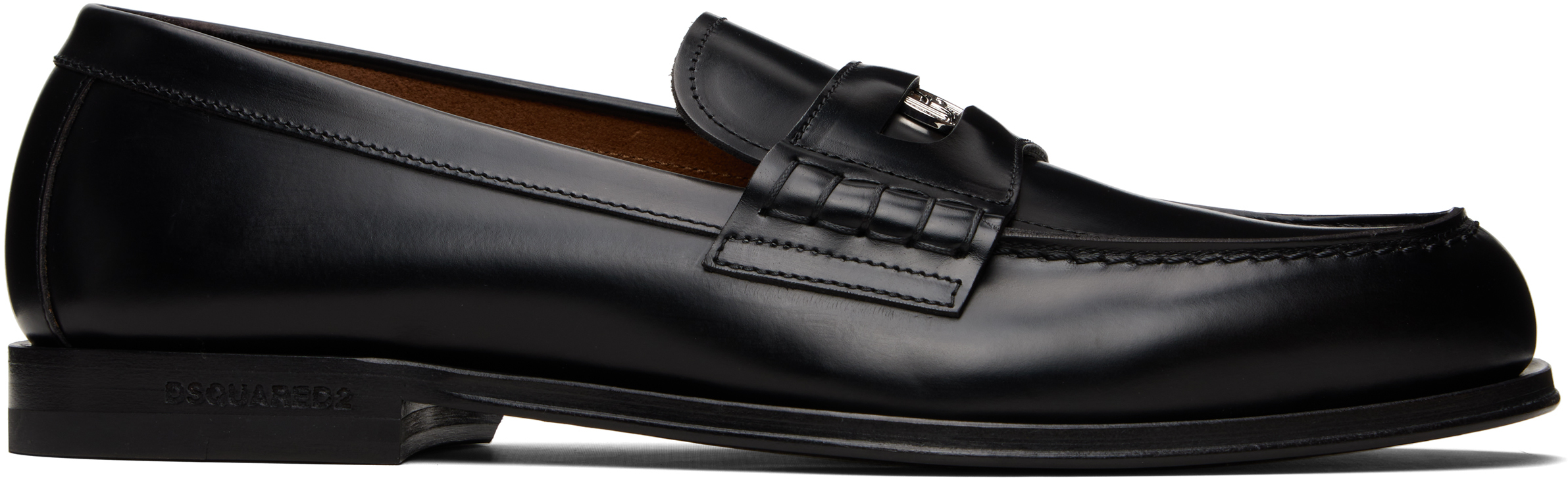 Dsquared2のブラック Neoclassic ローファーがセール中