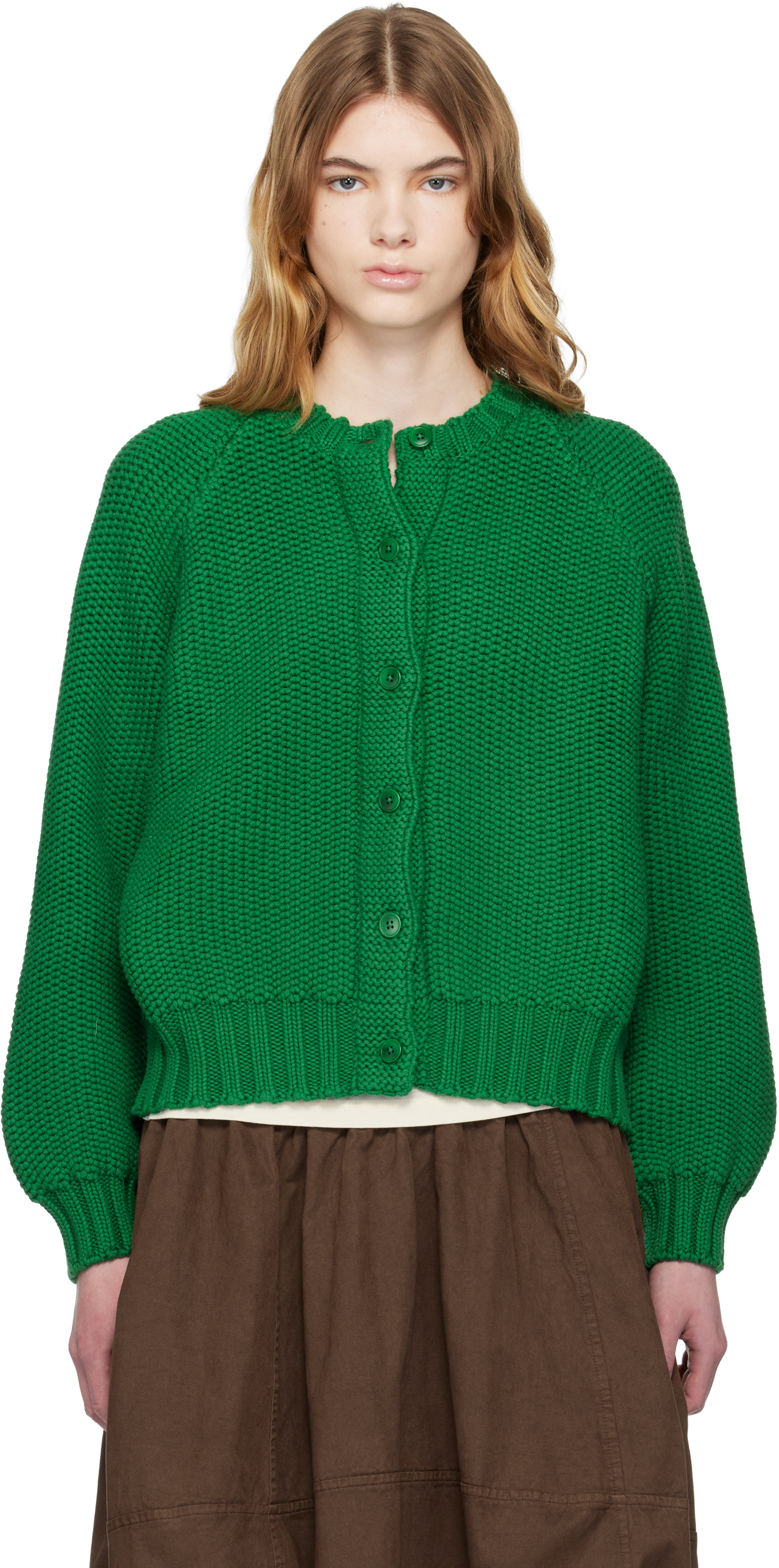 Ymc You Must Create Green Atomic Cardigan