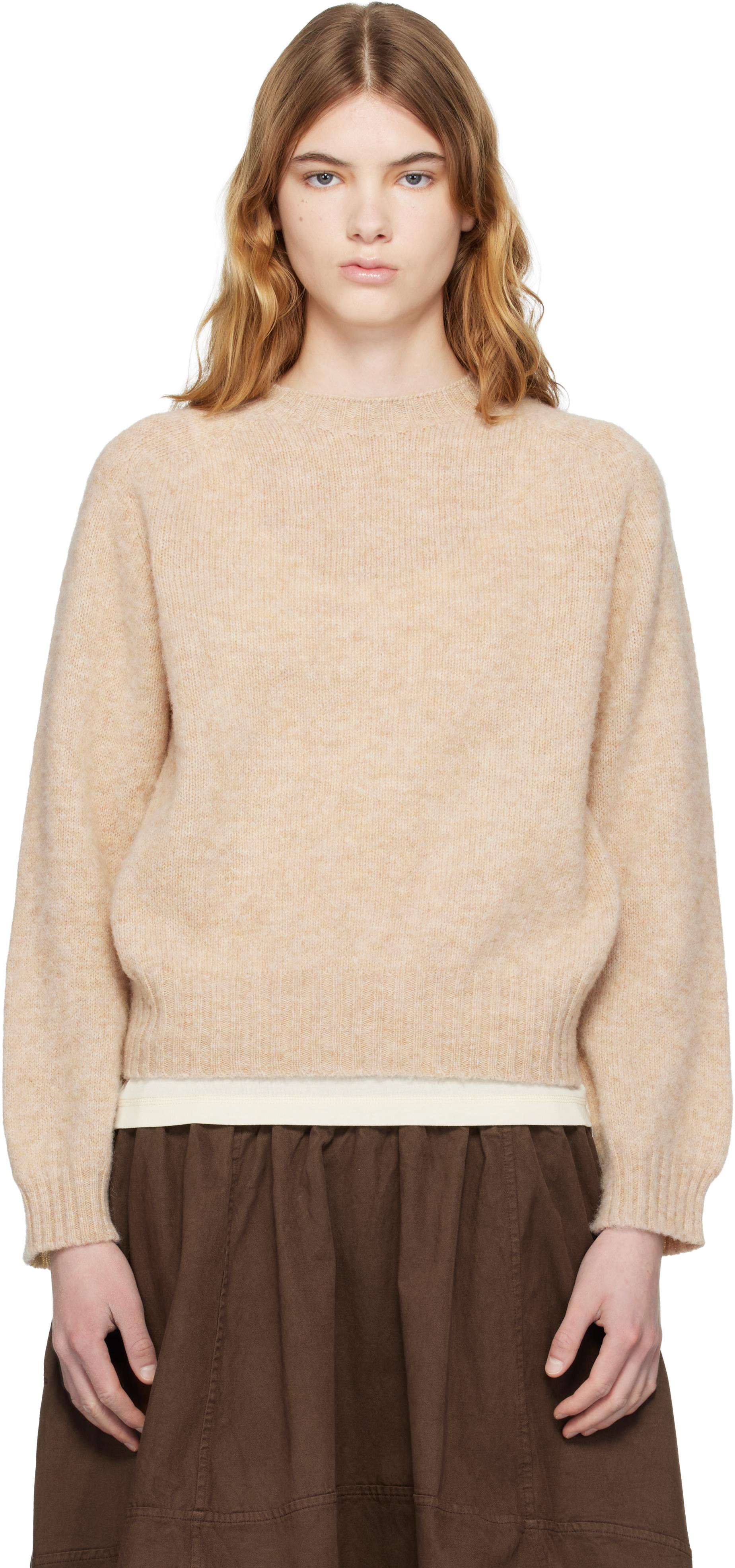 Ymc You Must Create Beige Jets Sweater In Neutral