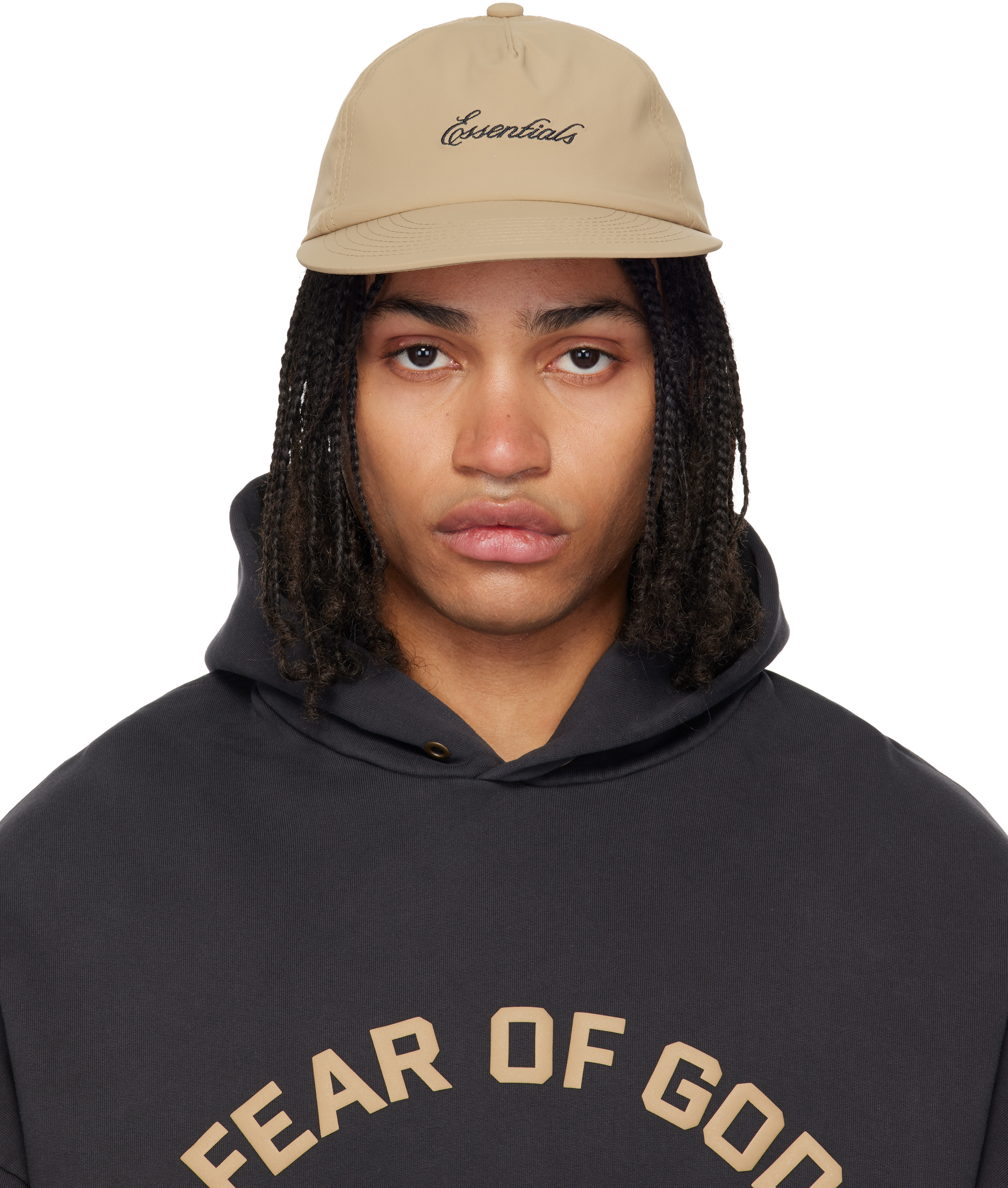 Fear of God ESSENTIALS: ベージュ Signature 5 Panel キャップ