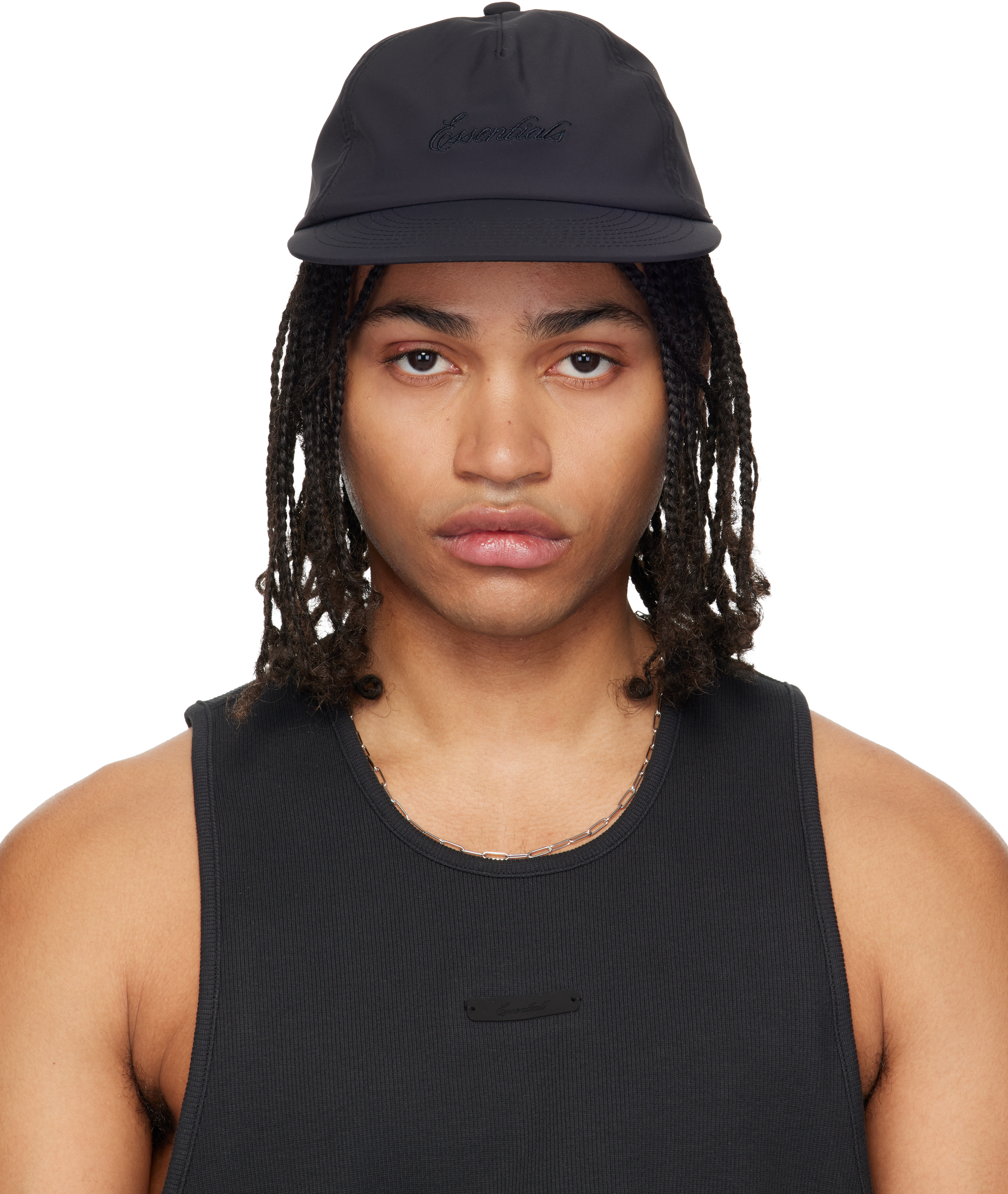 Black Signature 5 Panel Cap