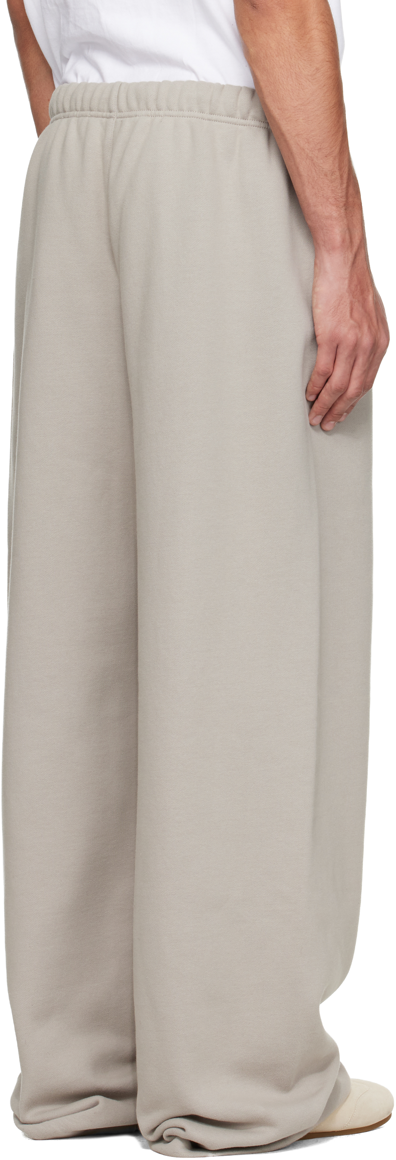 Essentials Gray Holiday Lounge Sweatpants In Gray