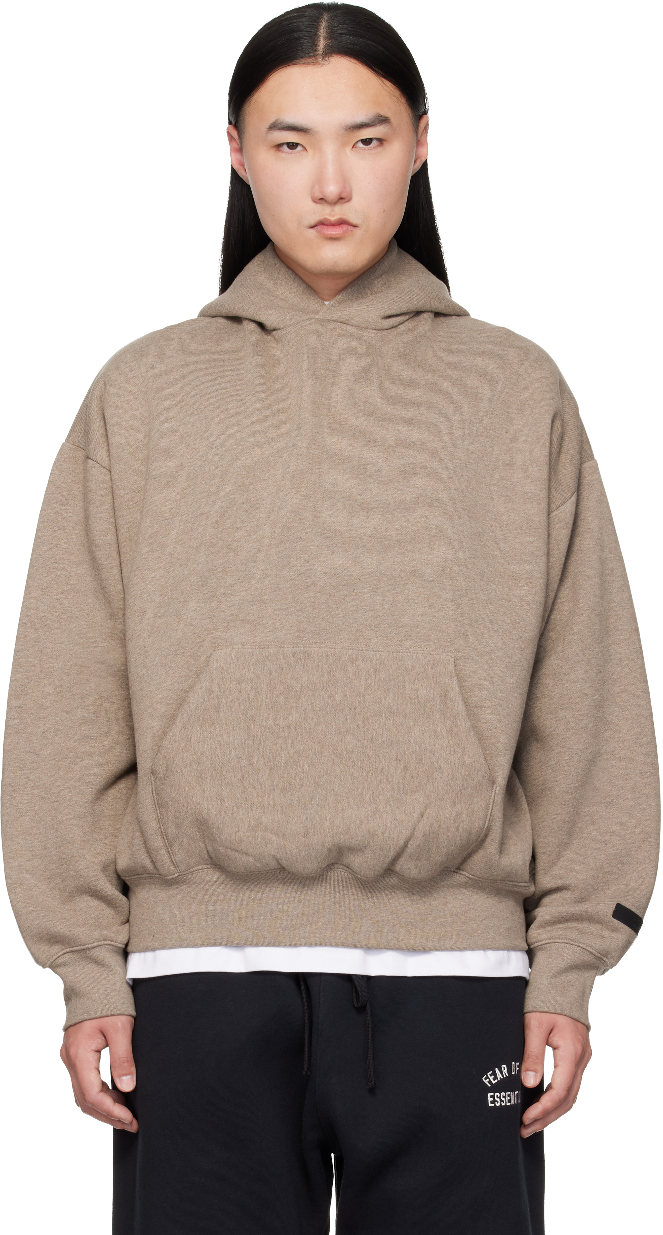 Beige Classic Hoodie
