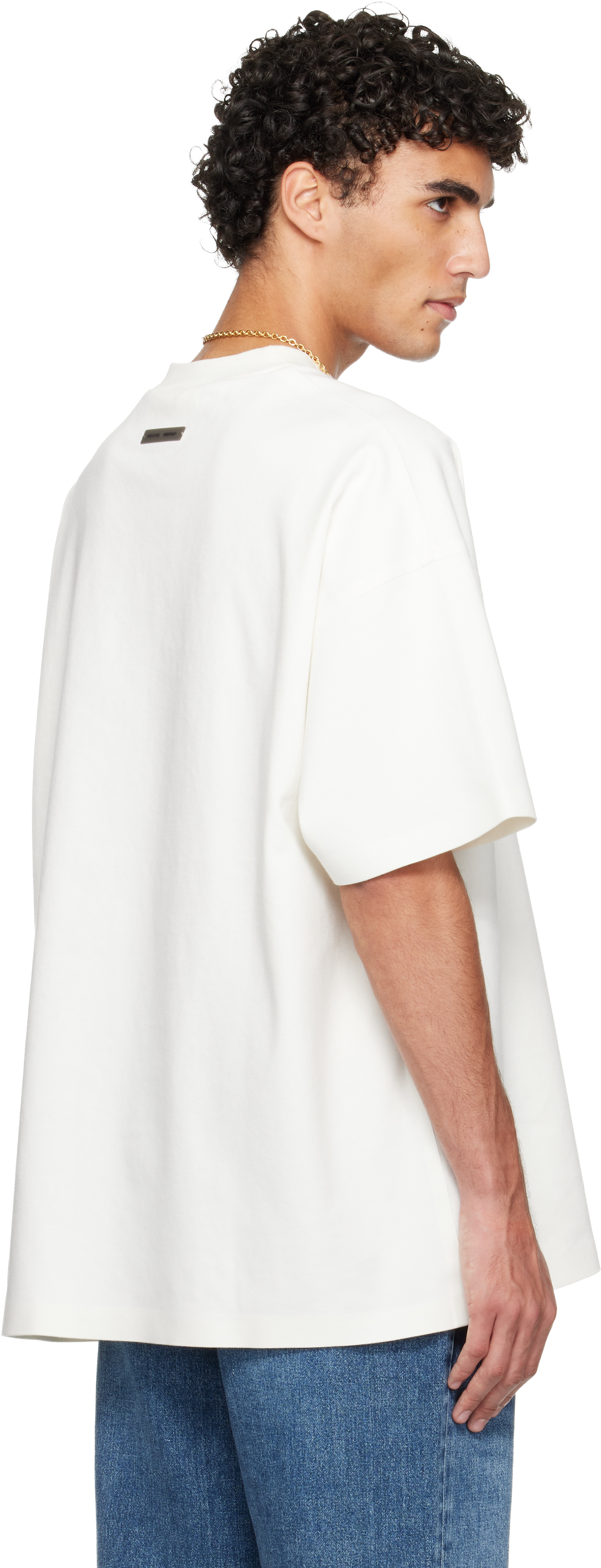 Essentials Off-white Holiday Ponte 90s T-shirt In White