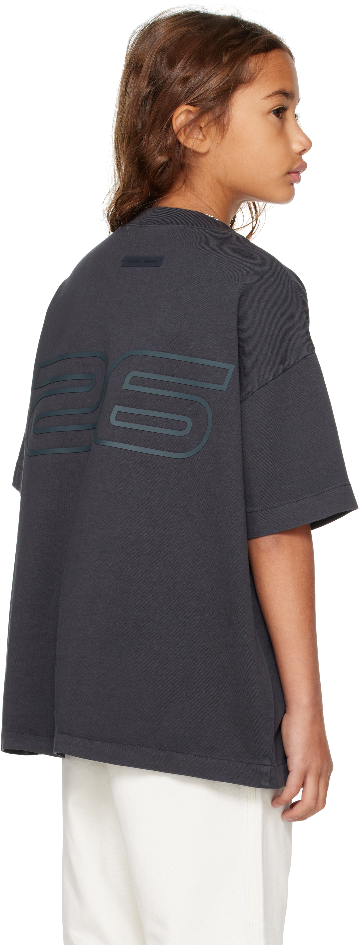 Essentials Kids Black Holiday Classic Short Sleeve T-shirt In Black