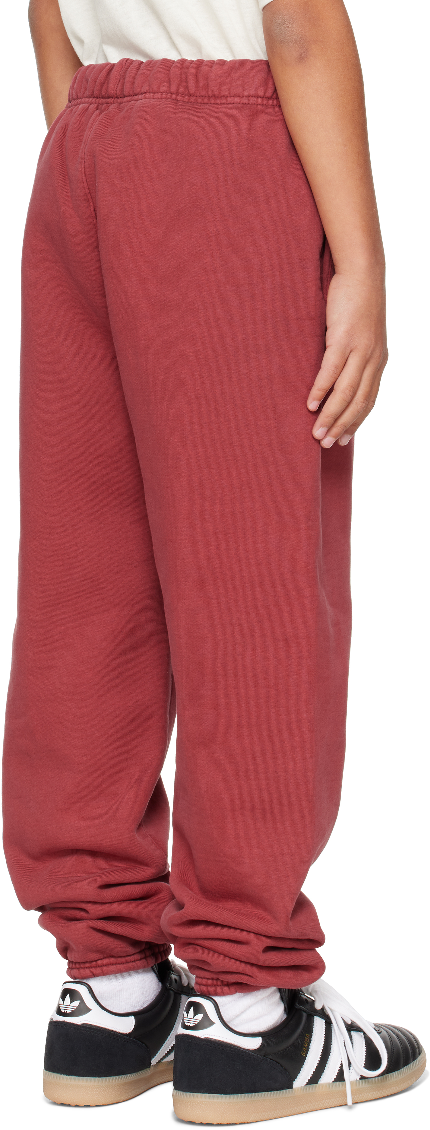Essentials Kids Red Holiday Classic Sweatpants In Red