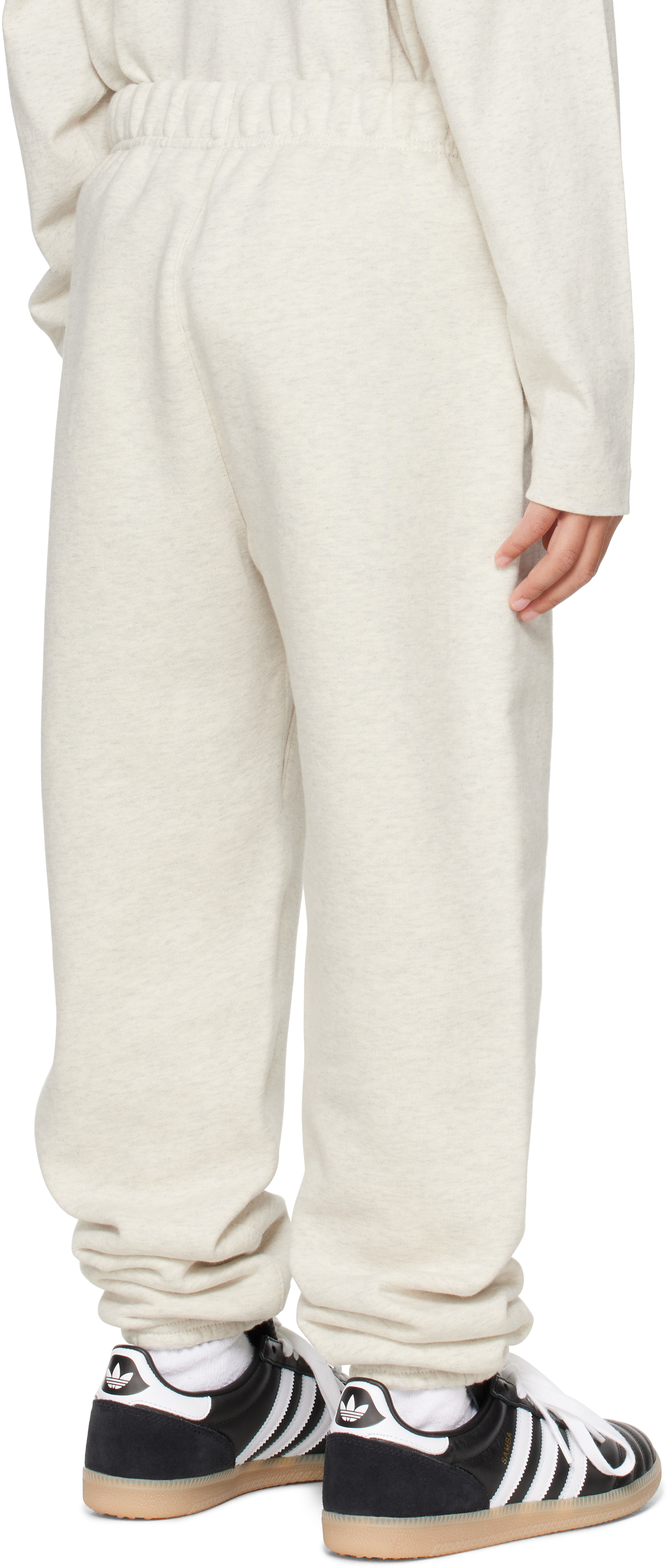 Essentials Kids Gray Holiday Classic Sweatpants In Neutral