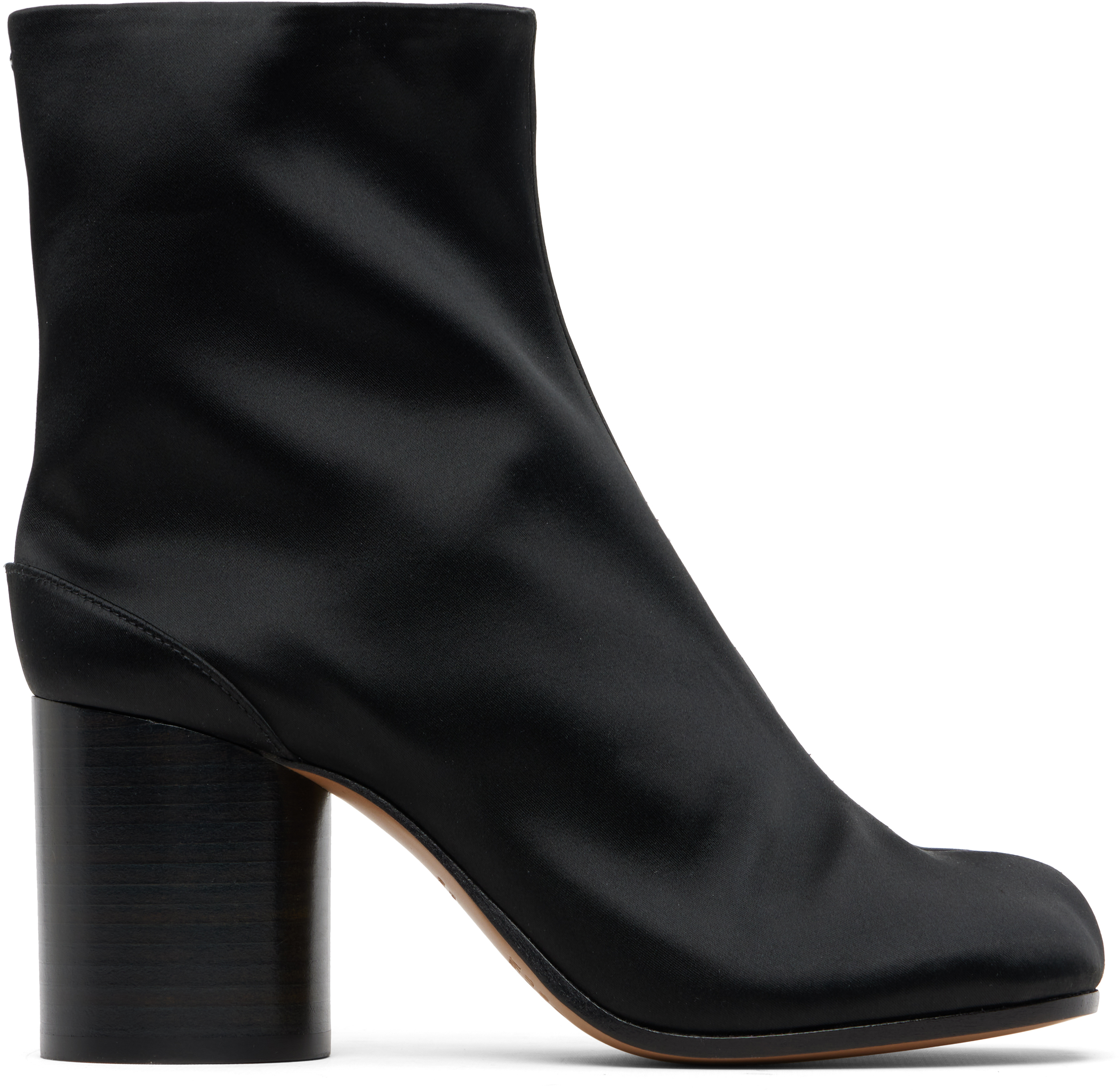 Maison Margiela: ブラック Tabi アンクルブーツ | SSENSE 日本