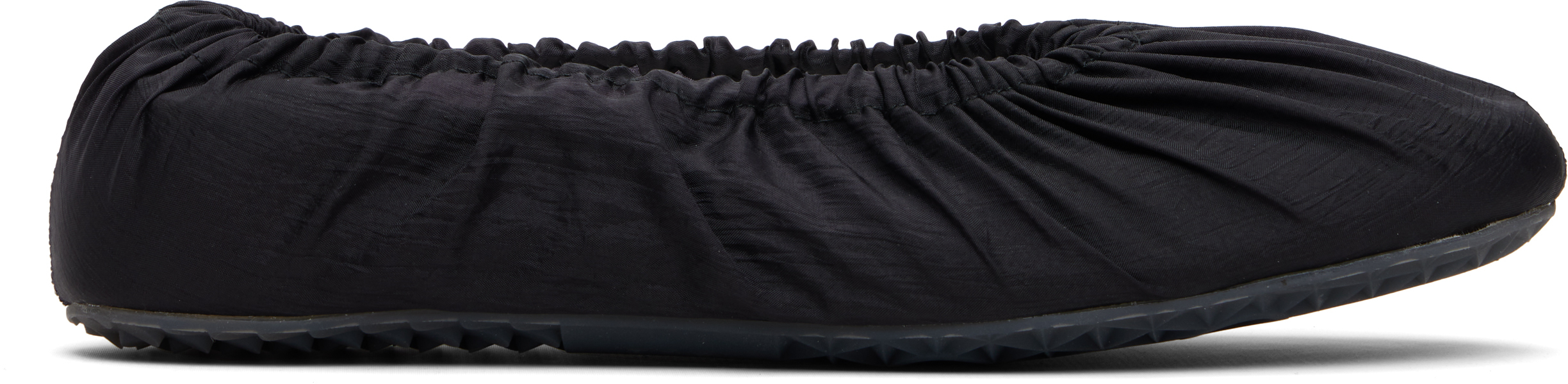 Maison Margiela Black Layered Ballerina Flats