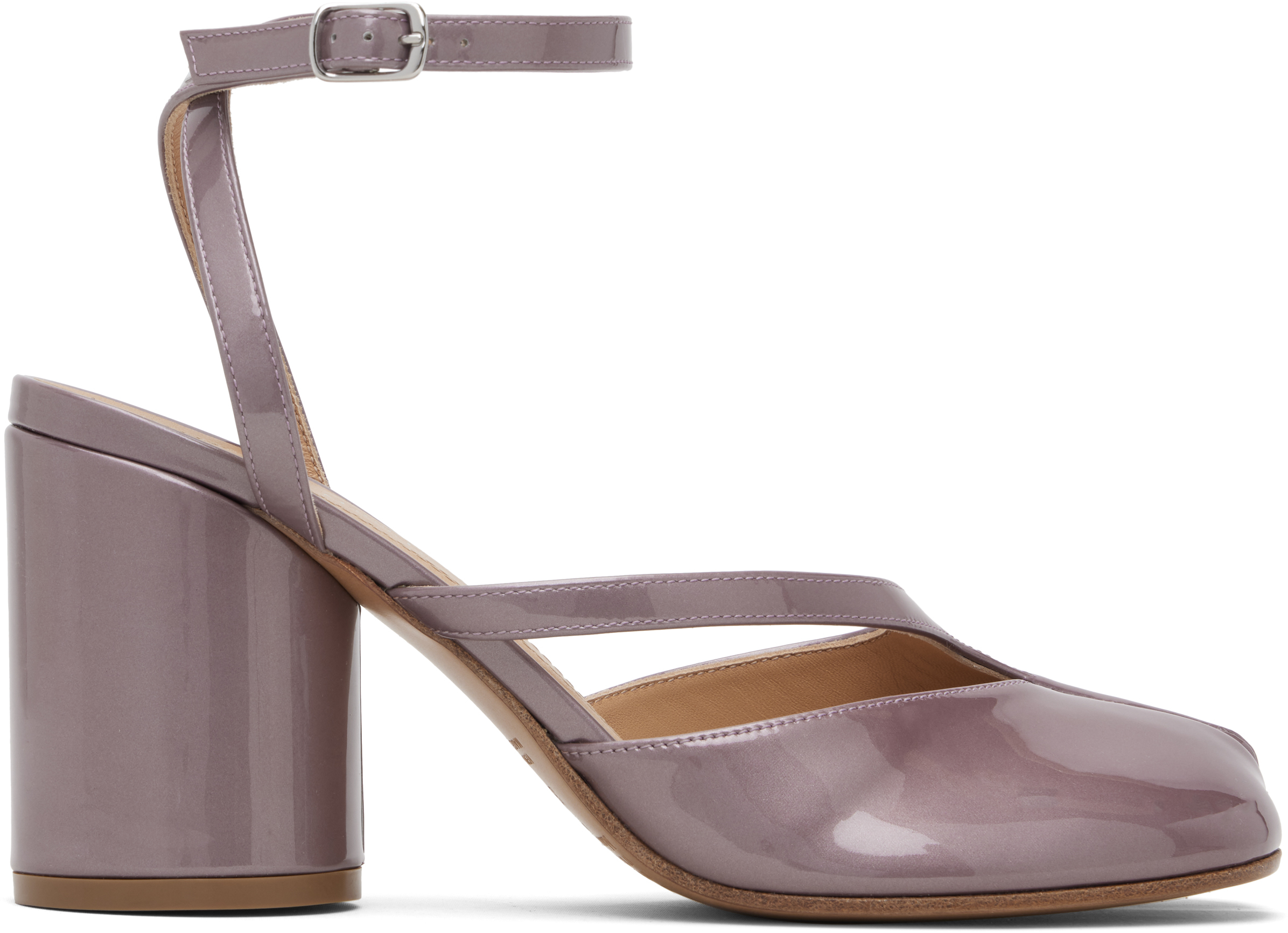 Maison Margiela: Pink Tabi Heels | SSENSE
