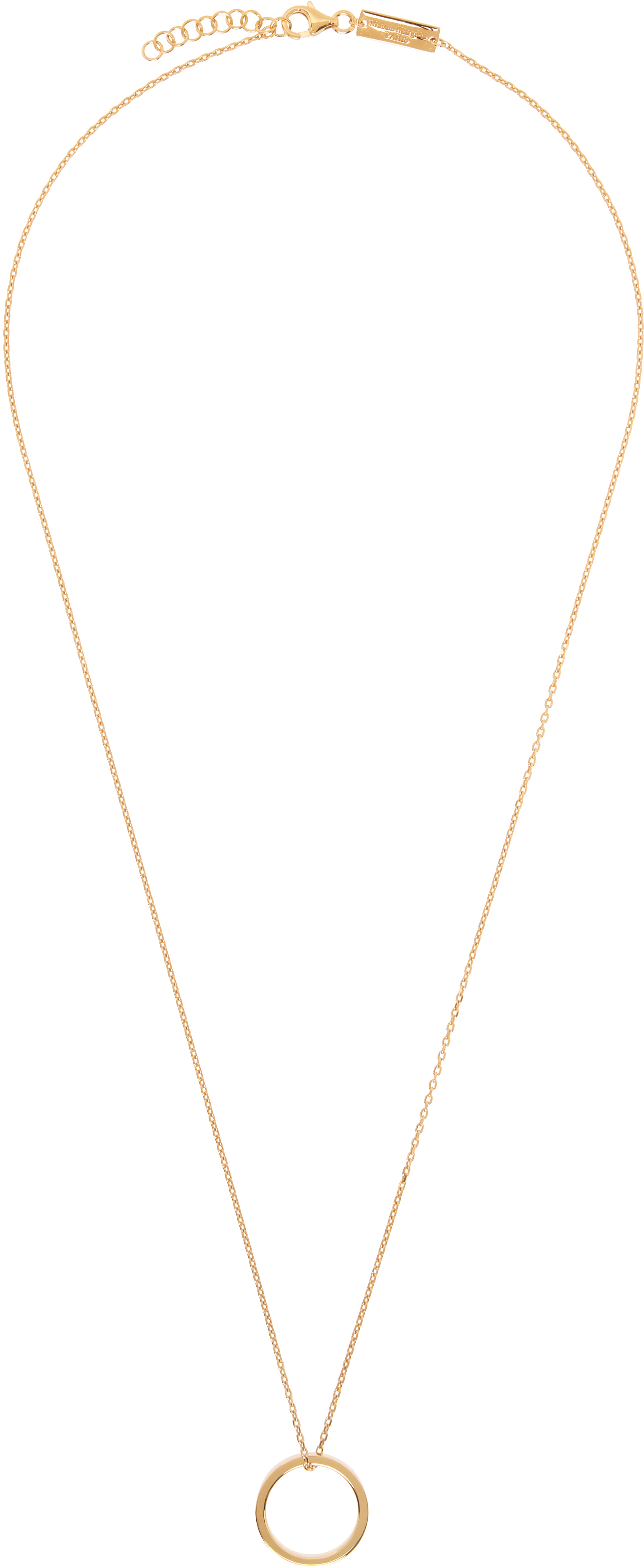Maison Margiela Logo Reference Ring Necklace