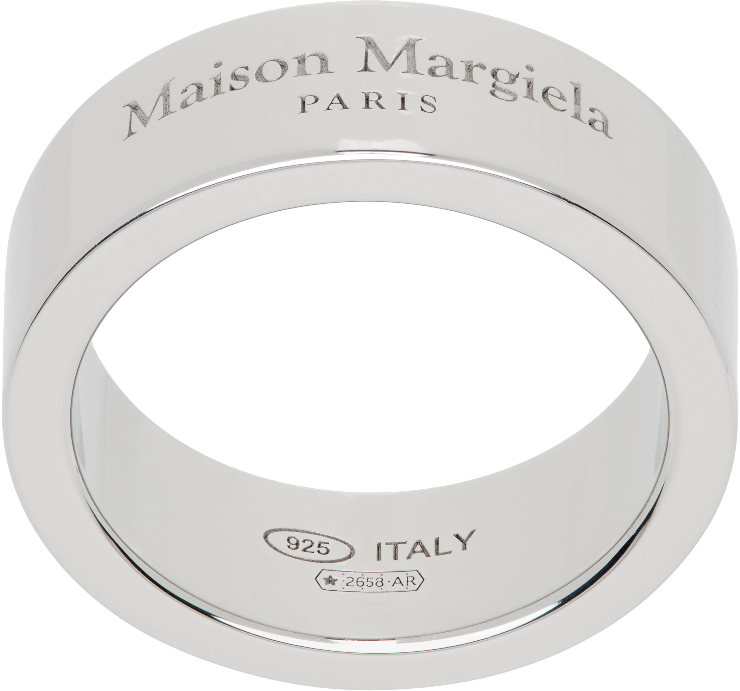 Maison Margiela: Logo Reference Ring | SSENSE
