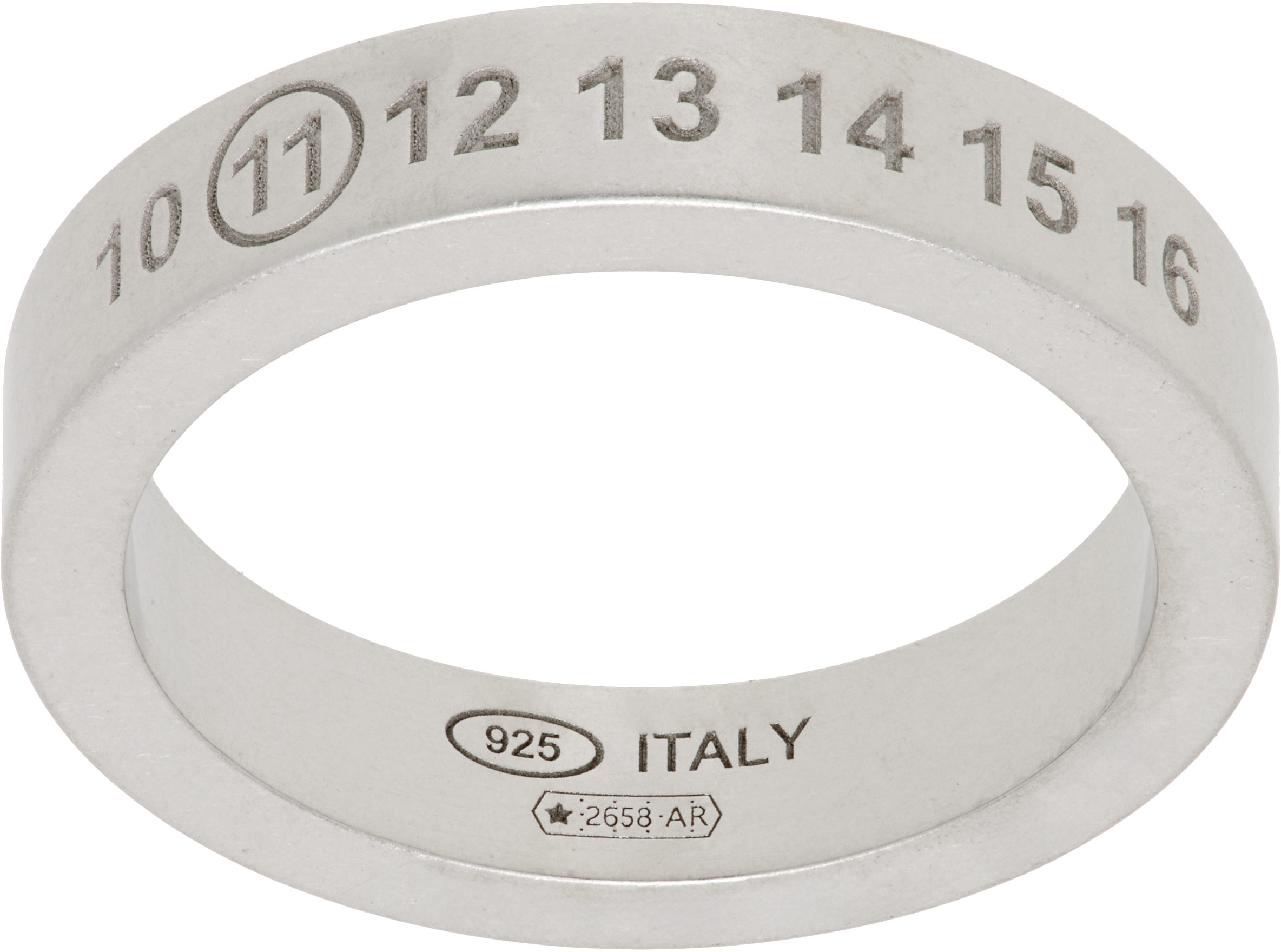 Maison Margiela: Logo Reference リング | SSENSE 日本