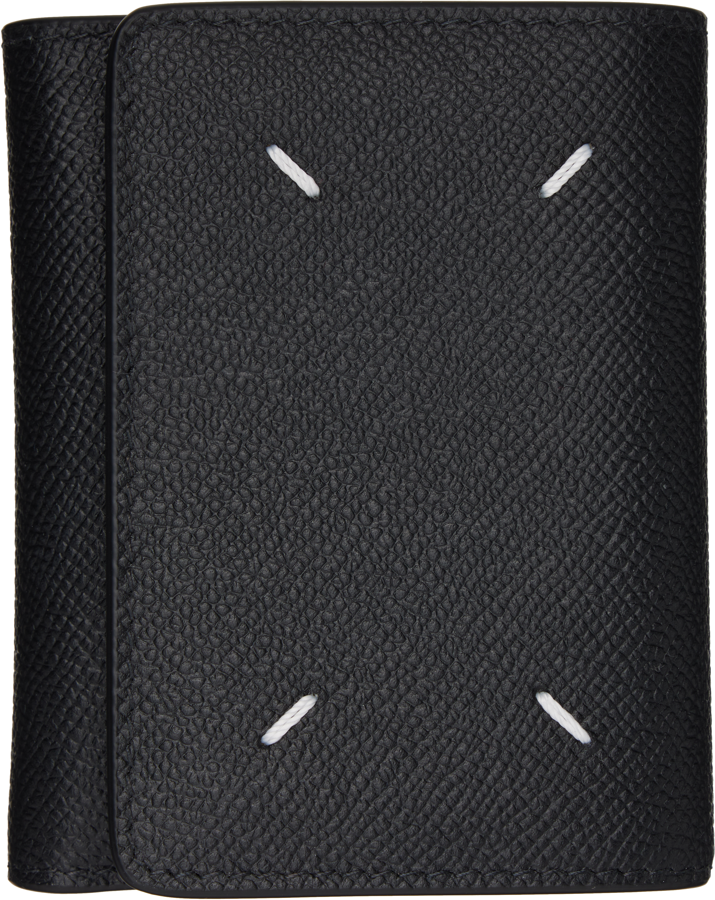 Maison Margiela Black Four Stitches Wallet
