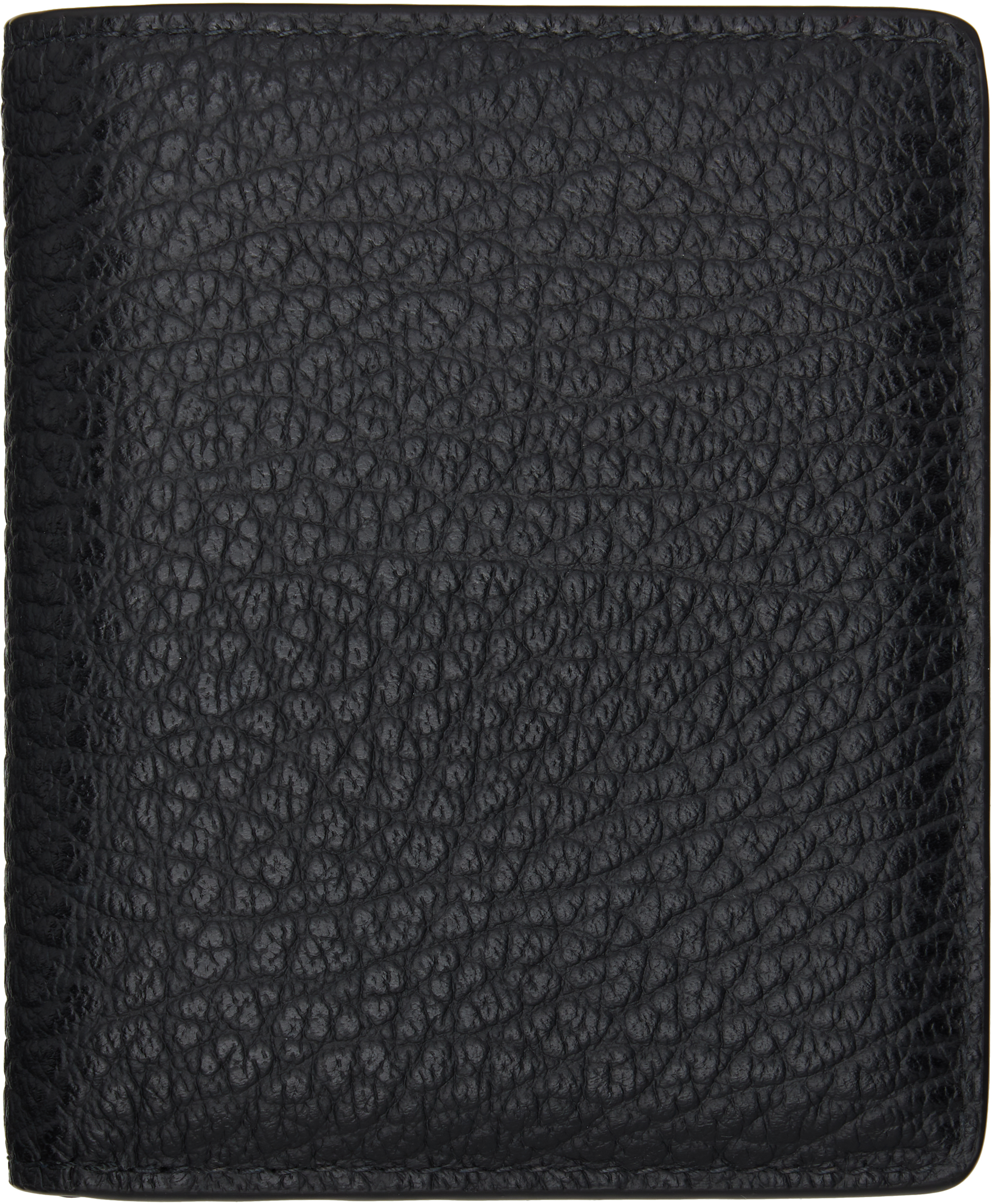 Maison Margiela Black Four Stitches Bifold Wallet