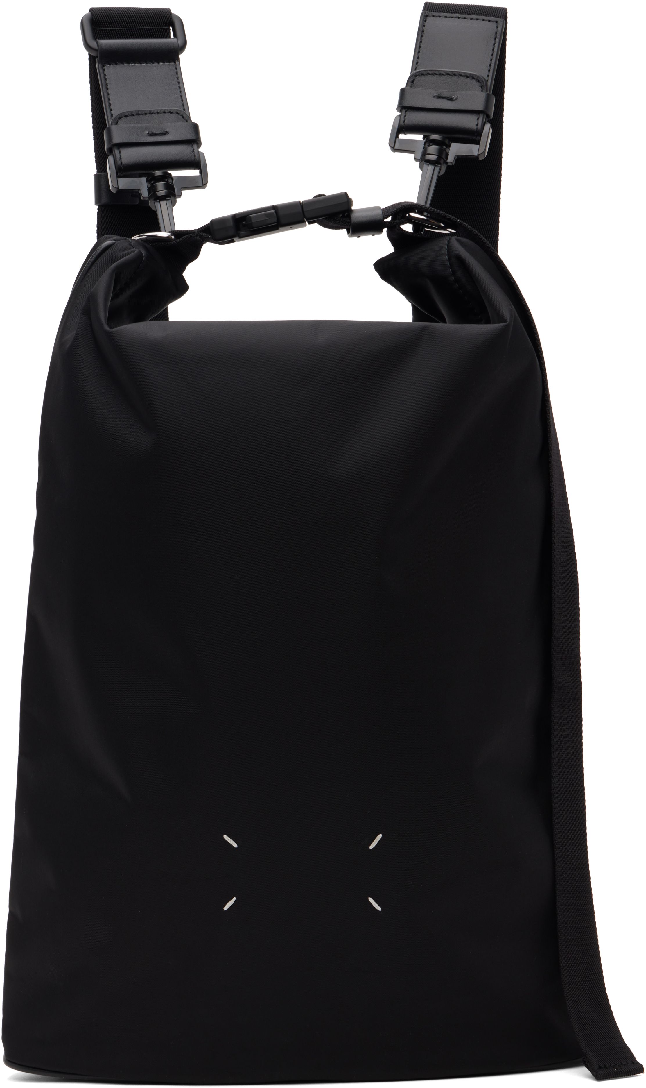 Maison Margiela Black High Tech Roll Up Backpack