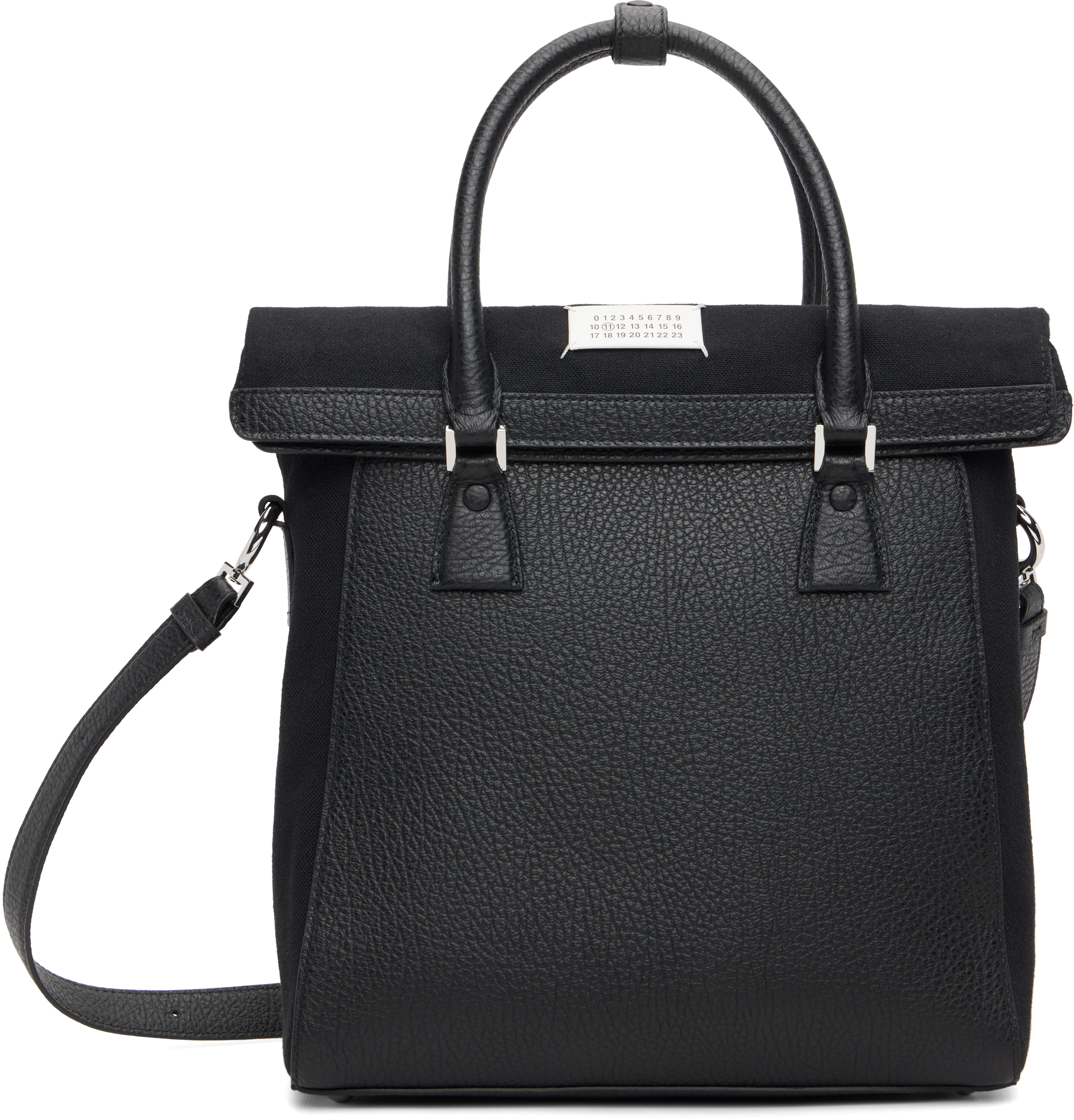 Black 5AC Daily Vertical Small Tote by Maison Margiela on Sale