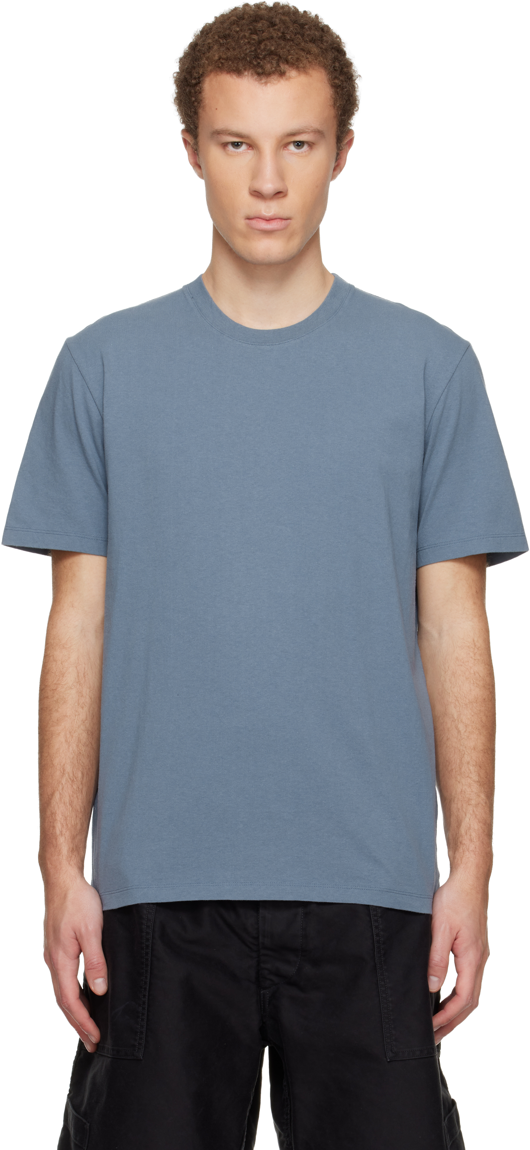 Maison Margiela: Three-Pack Multicolor Cotton Jersey T-shirts | SSENSE