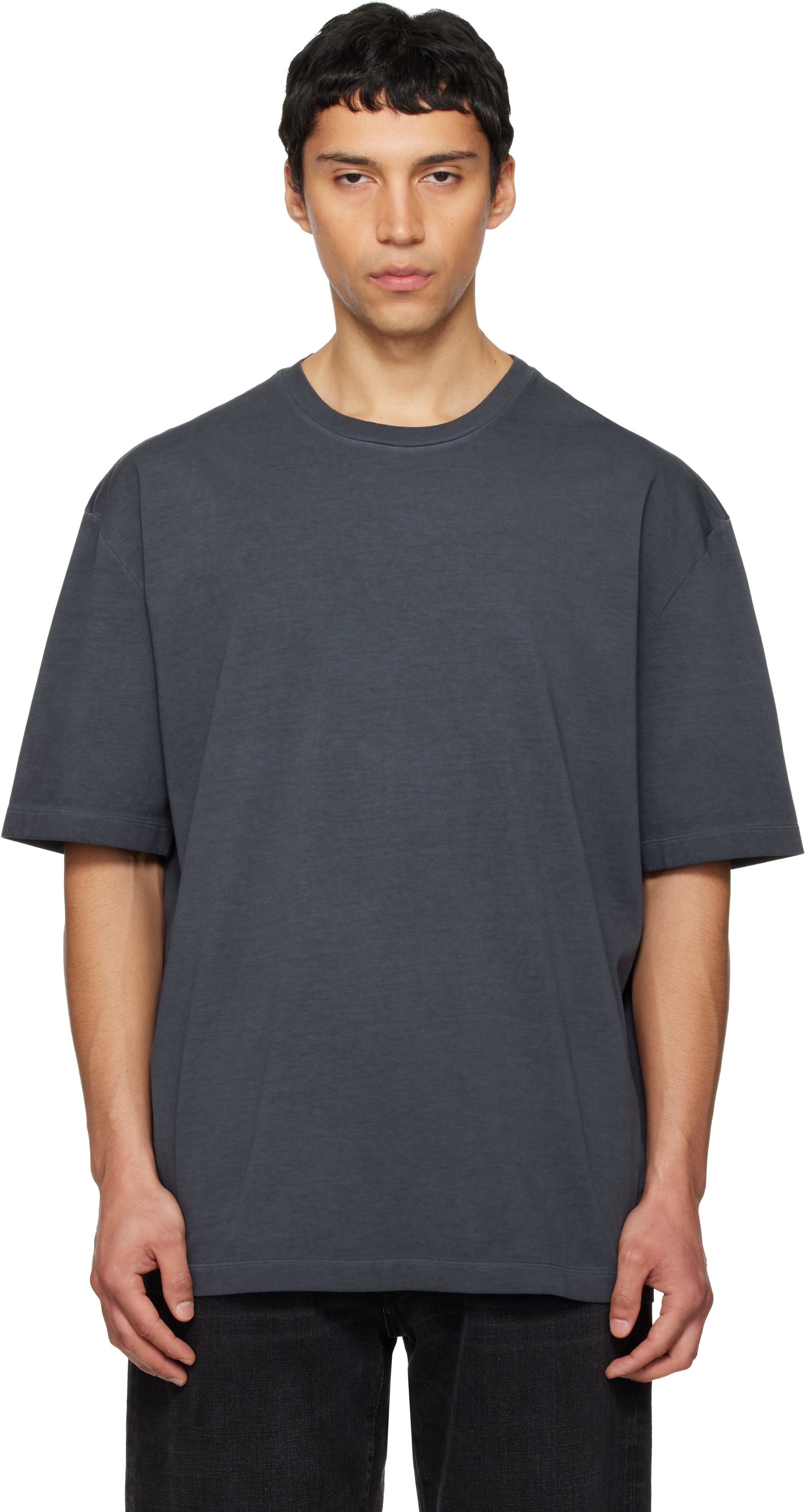 Maison Margiela グレー Tシャツ 48 Maison Margiela: Gray Faded T-shirt | SSENSE