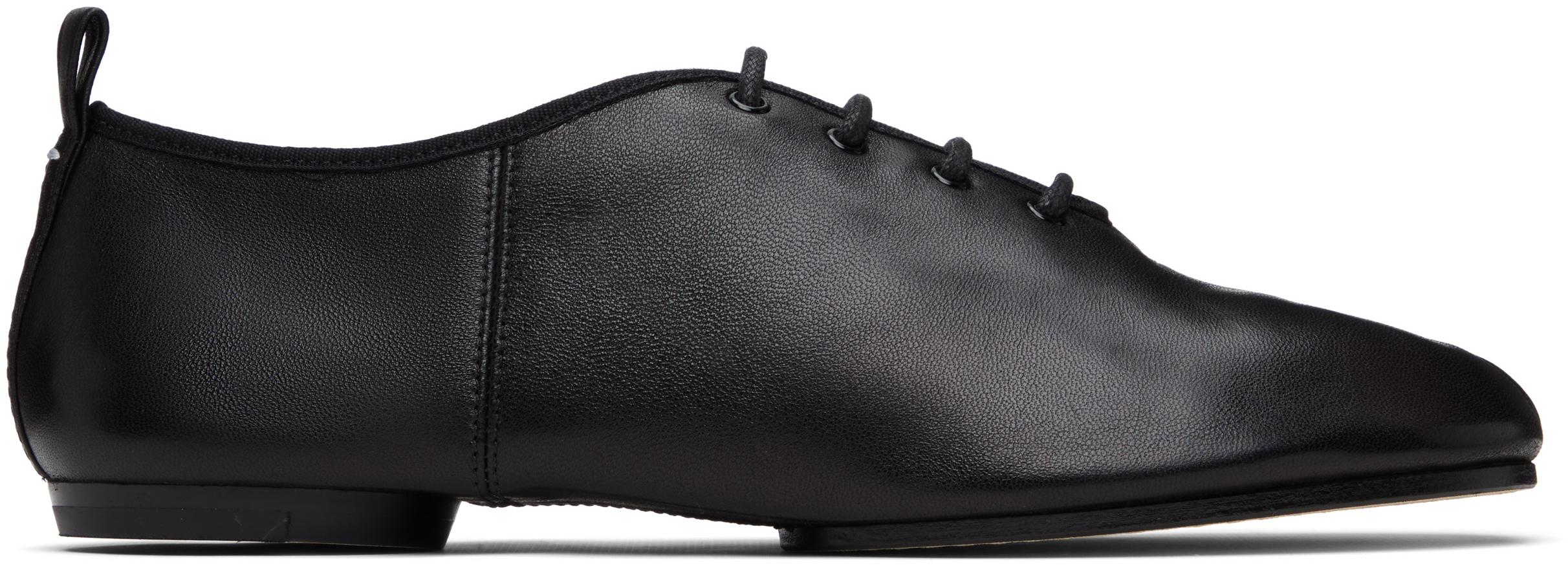 Maison Margiela スクエアダービーシューズ 42 黒 レースアップ Maison Margielaのブラック Tabi Jazz レースアップダービーがセール中