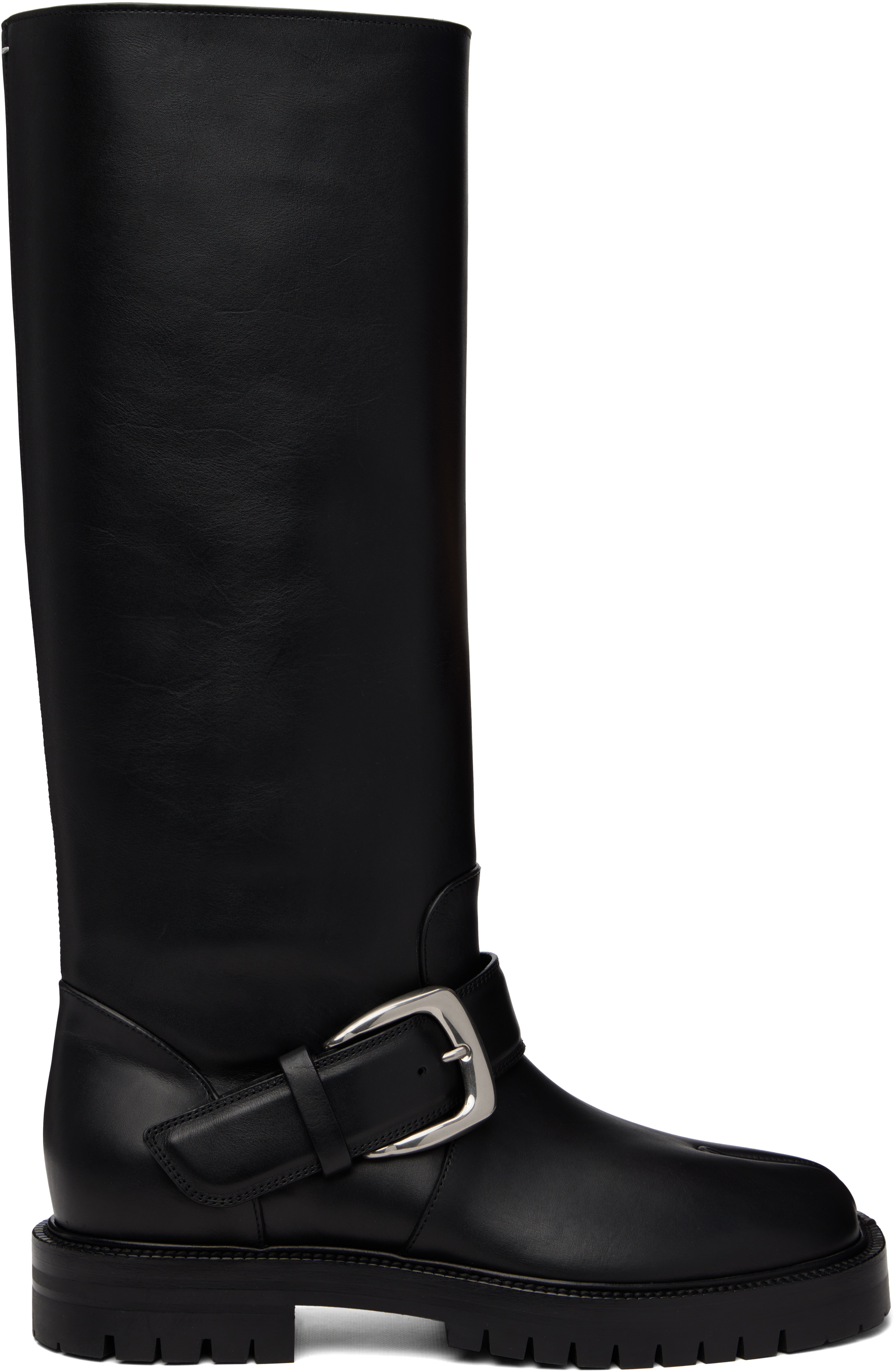 Maison Margiela Black Tabi County Knee Boots