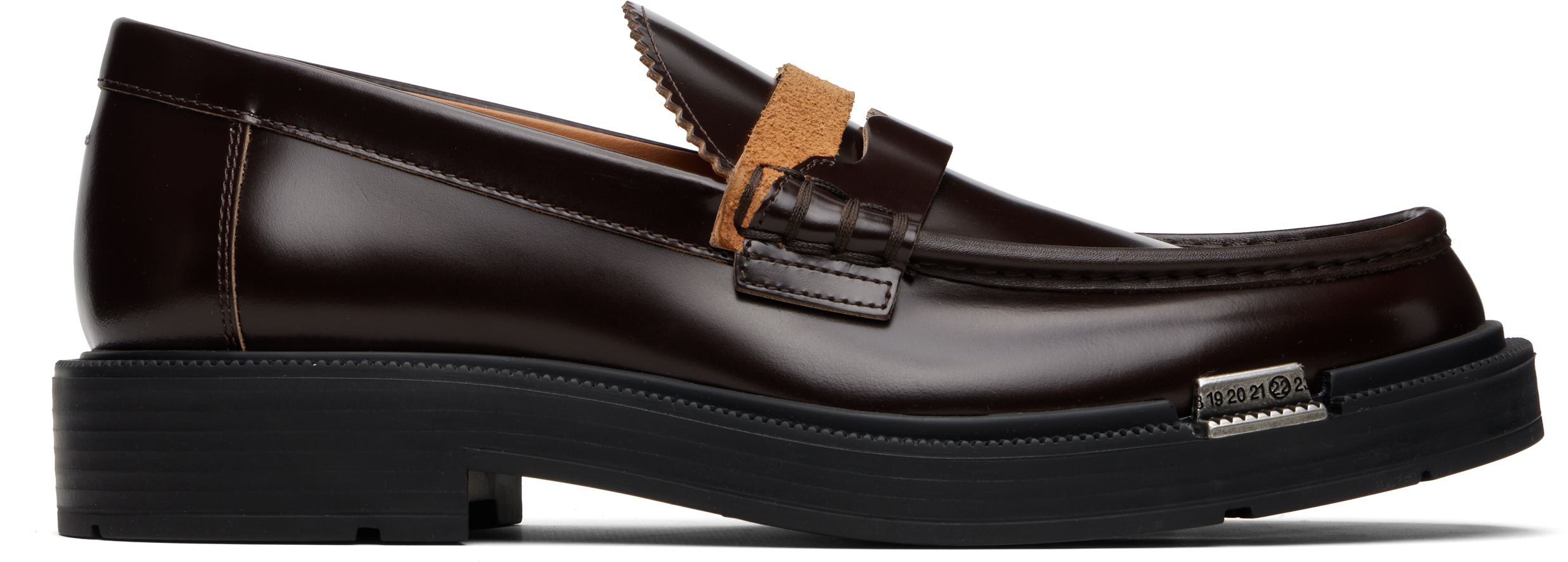 Maison Margiela Brown Décortiqué Loafers