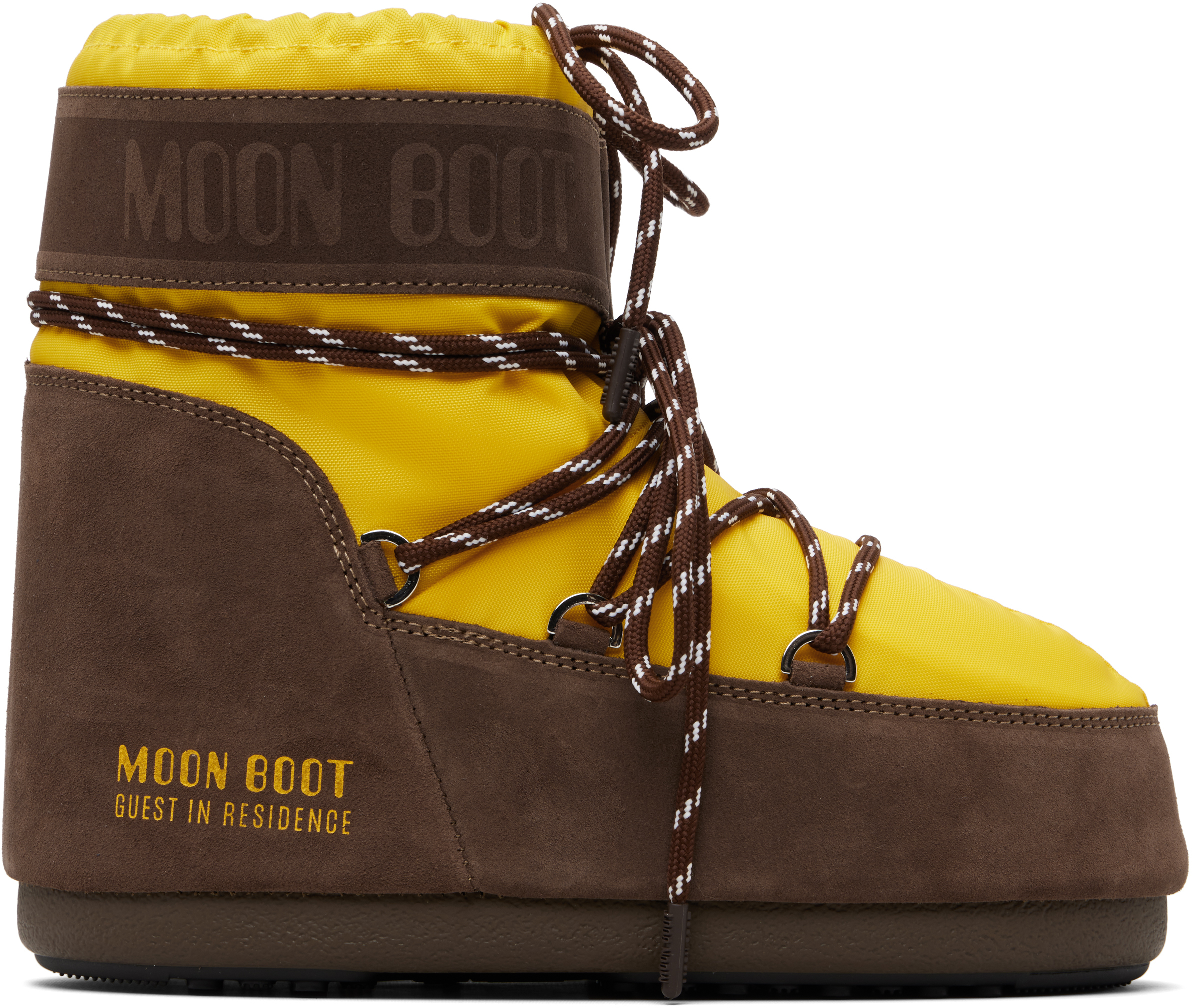 MOON BOOT 茶色 IT42-44ICON BROWN NYLON BOOTS | Moon Boot®