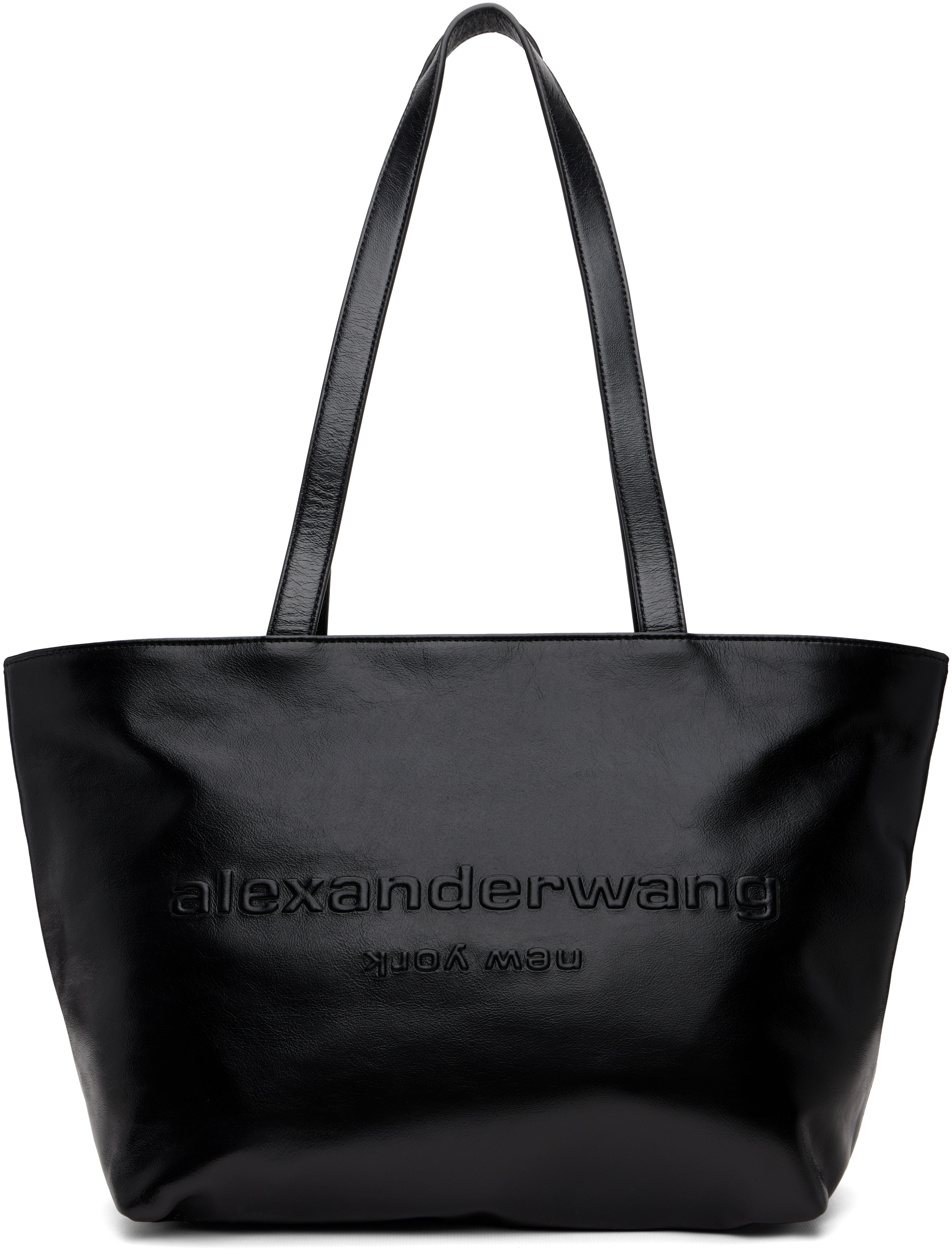 Alexander Wang: Black Punch Medium Tote | SSENSE Canada