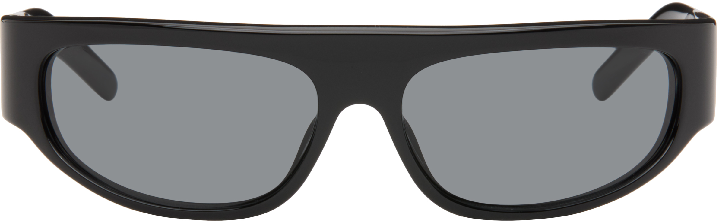 MM6 Maison Margiela ブラック サングラス MM6 Maison Margiela Mask Black