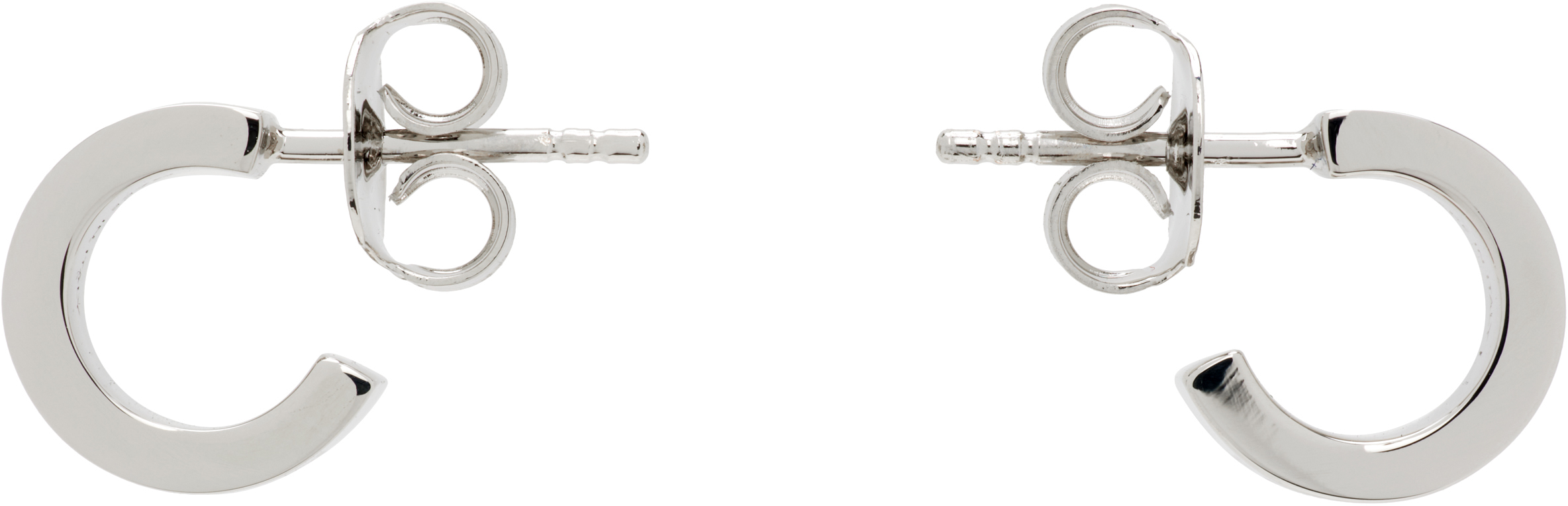 MM6 Maison Margiela: Numeric Minimal Signature フープピアス