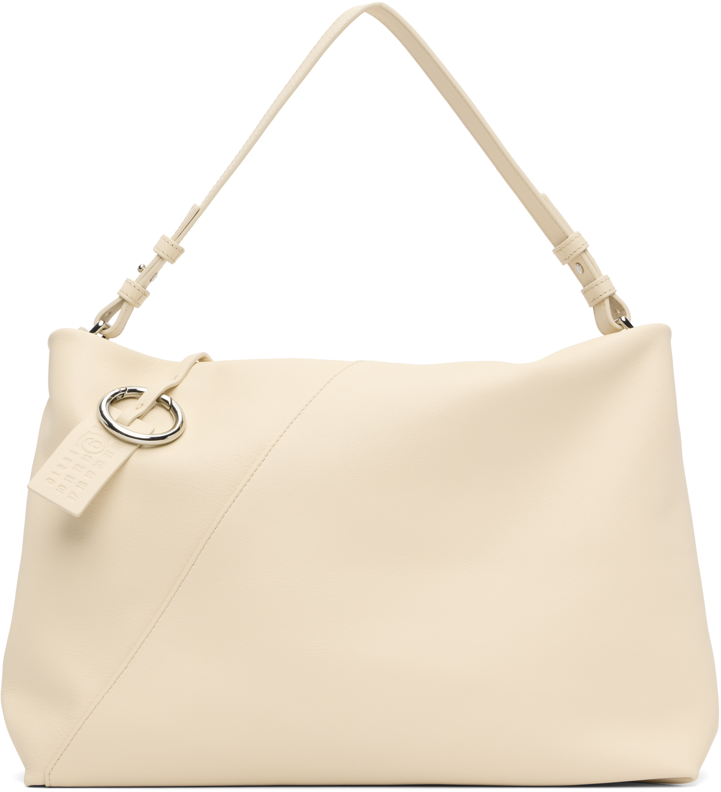 MM6 Maison Margiela: Off-White Pochette Bag | SSENSE