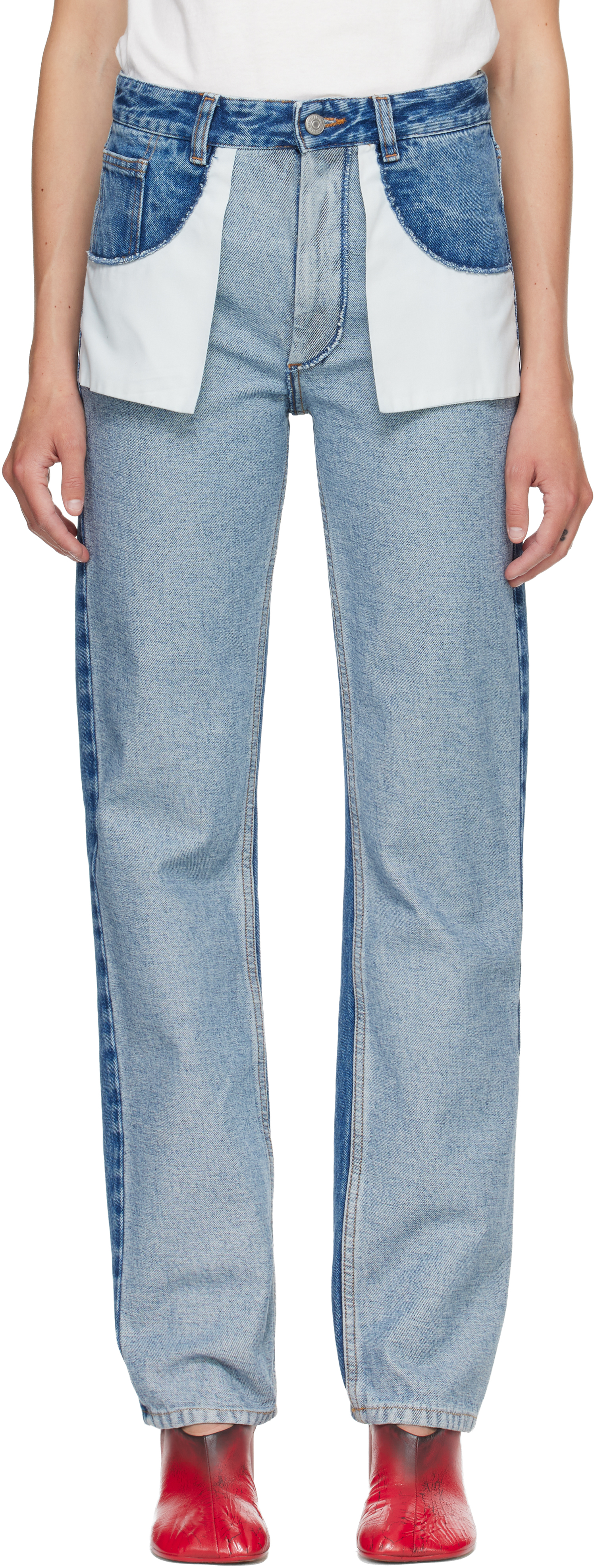 New MM6 Maison Margiela Straight Leg Denim Jeans 27