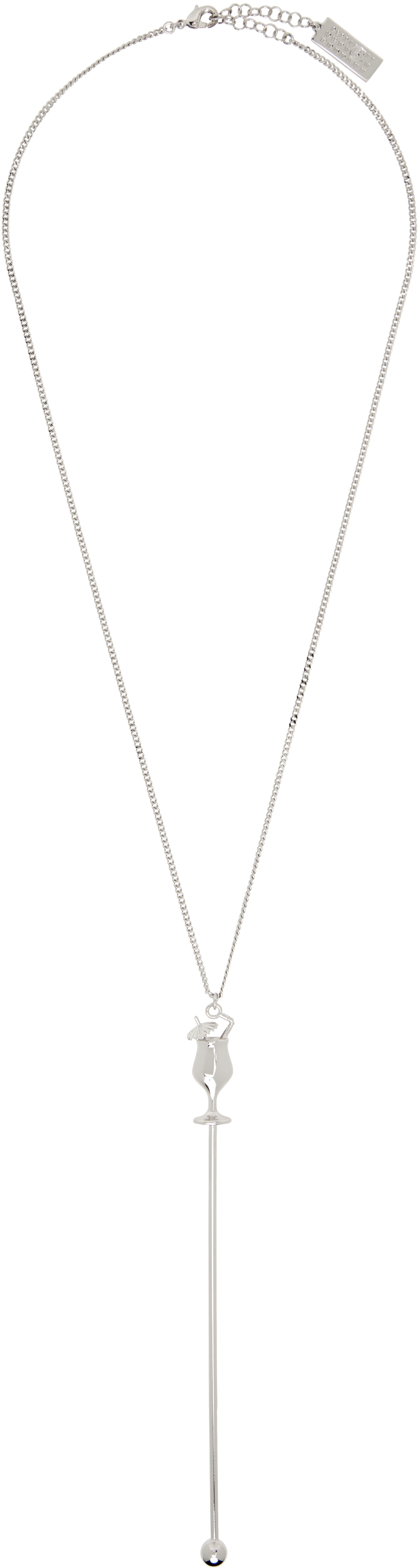 MM6 Maison Margiela: Cocktail Pendant Necklace | SSENSE MM6 Maison Margiela: Cocktail Pendant Necklace | SSENSE