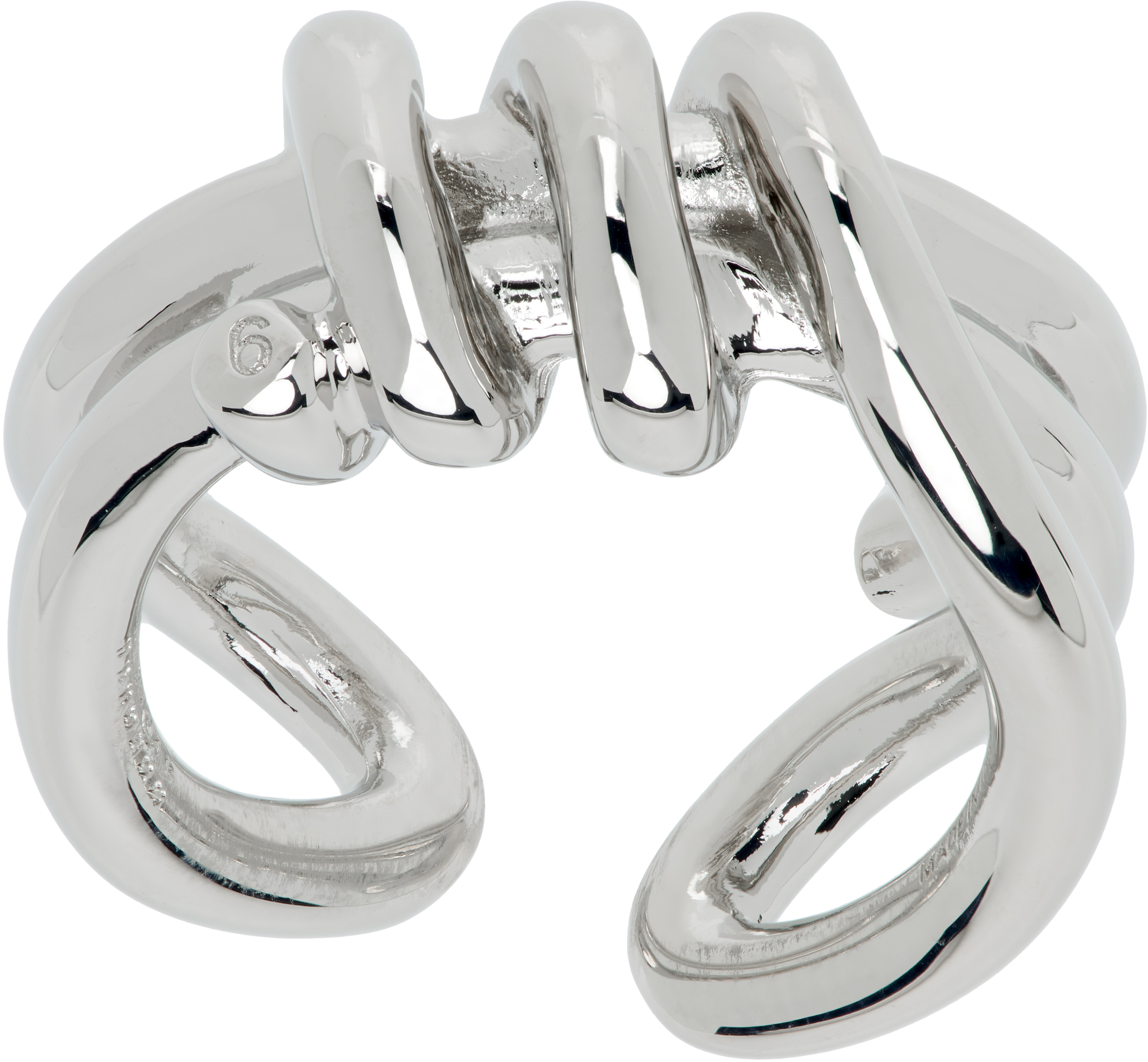 MM6 Maison Margiela: Knotted Ring | SSENSE