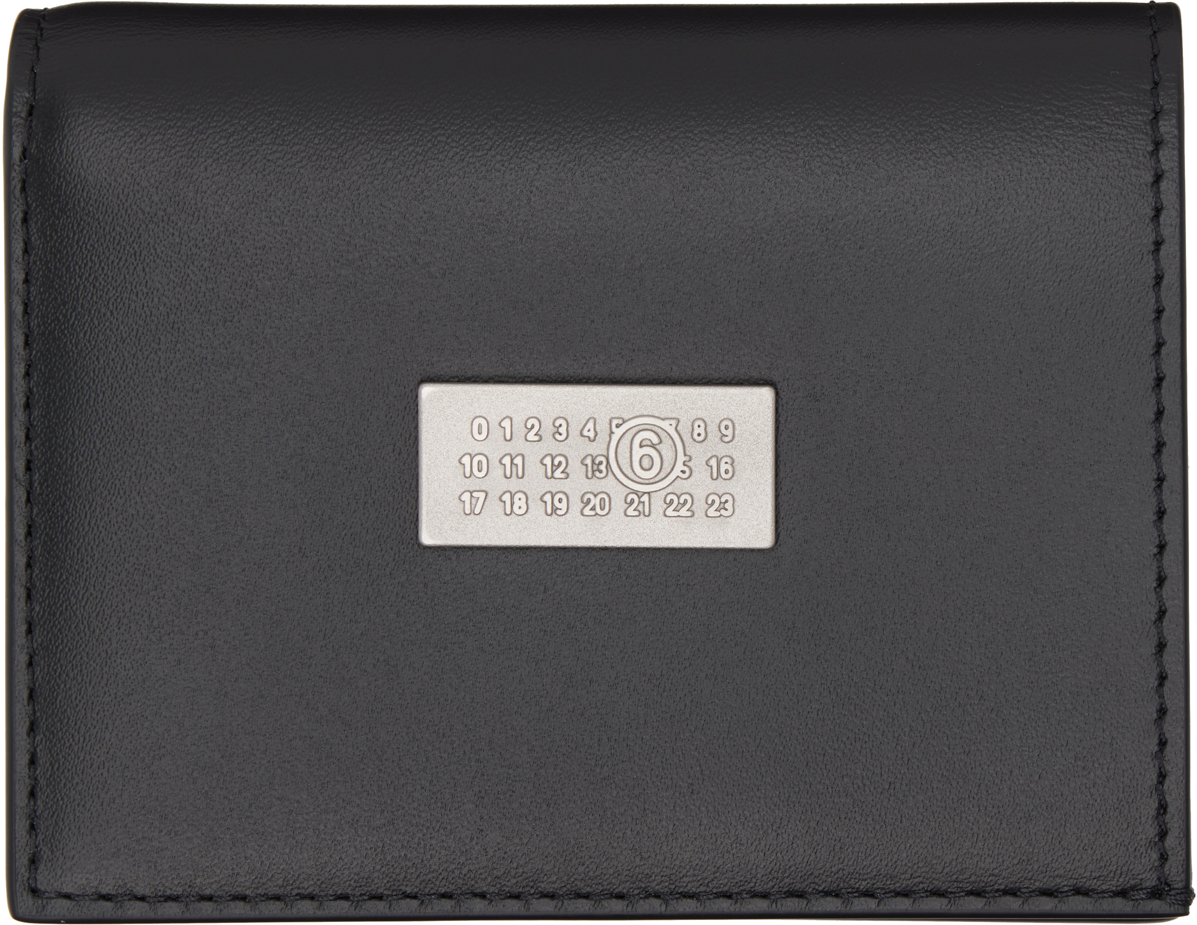 MM6 Maison Margiela Numeric Wallet 財布 Black Numeric Wallet by MM6 Maison Margiela on Sale